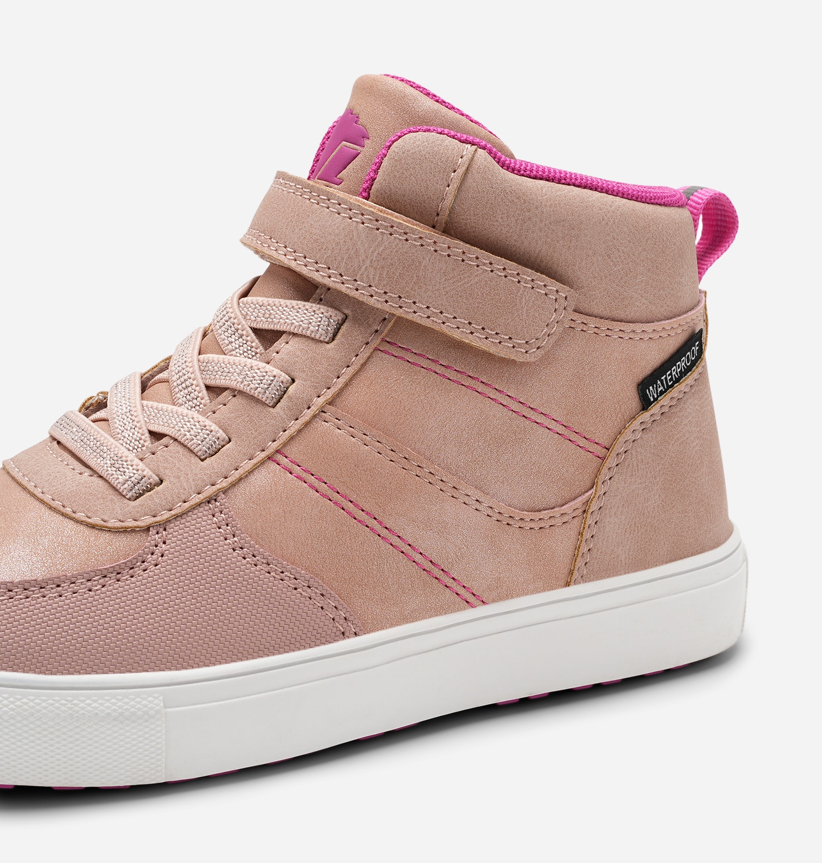 LEJON, Høye sneakers, waterproof Rosa