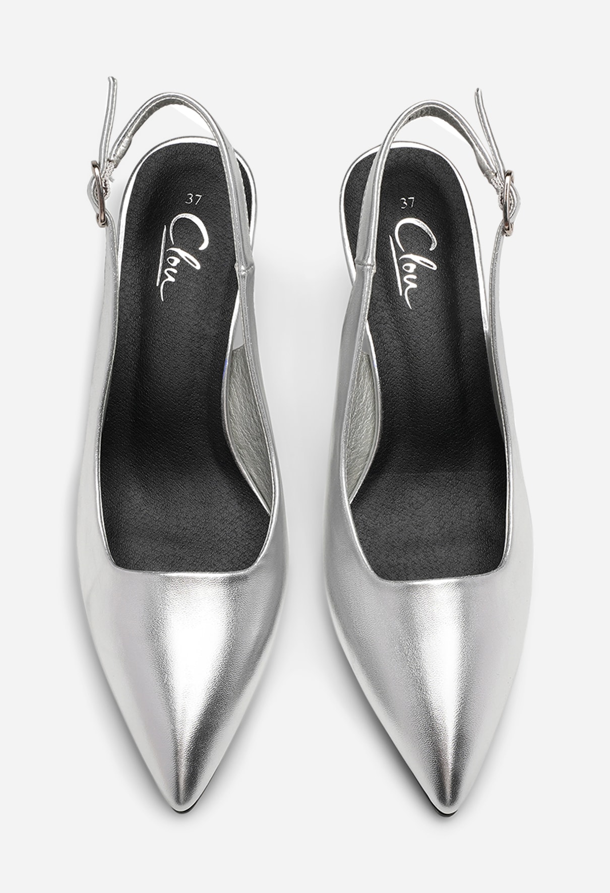 CLOU, Pumps med slingback Metall