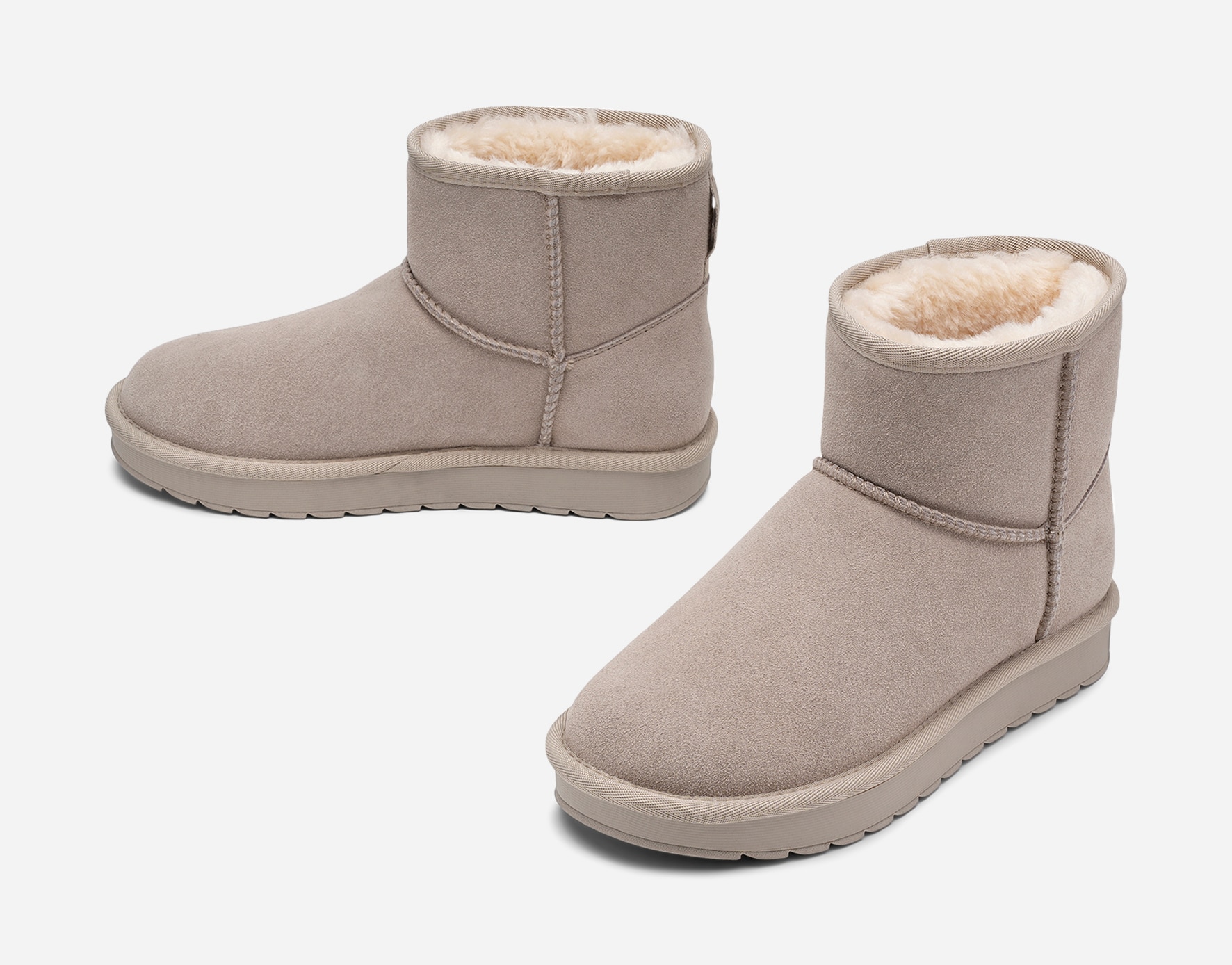 CLOU, Varmforet boots Grå