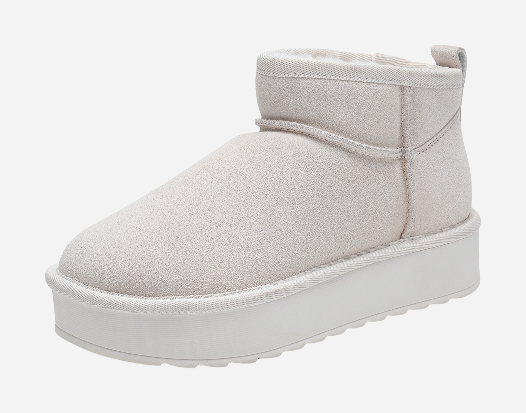 CLOU, Varmforet boots Hvit