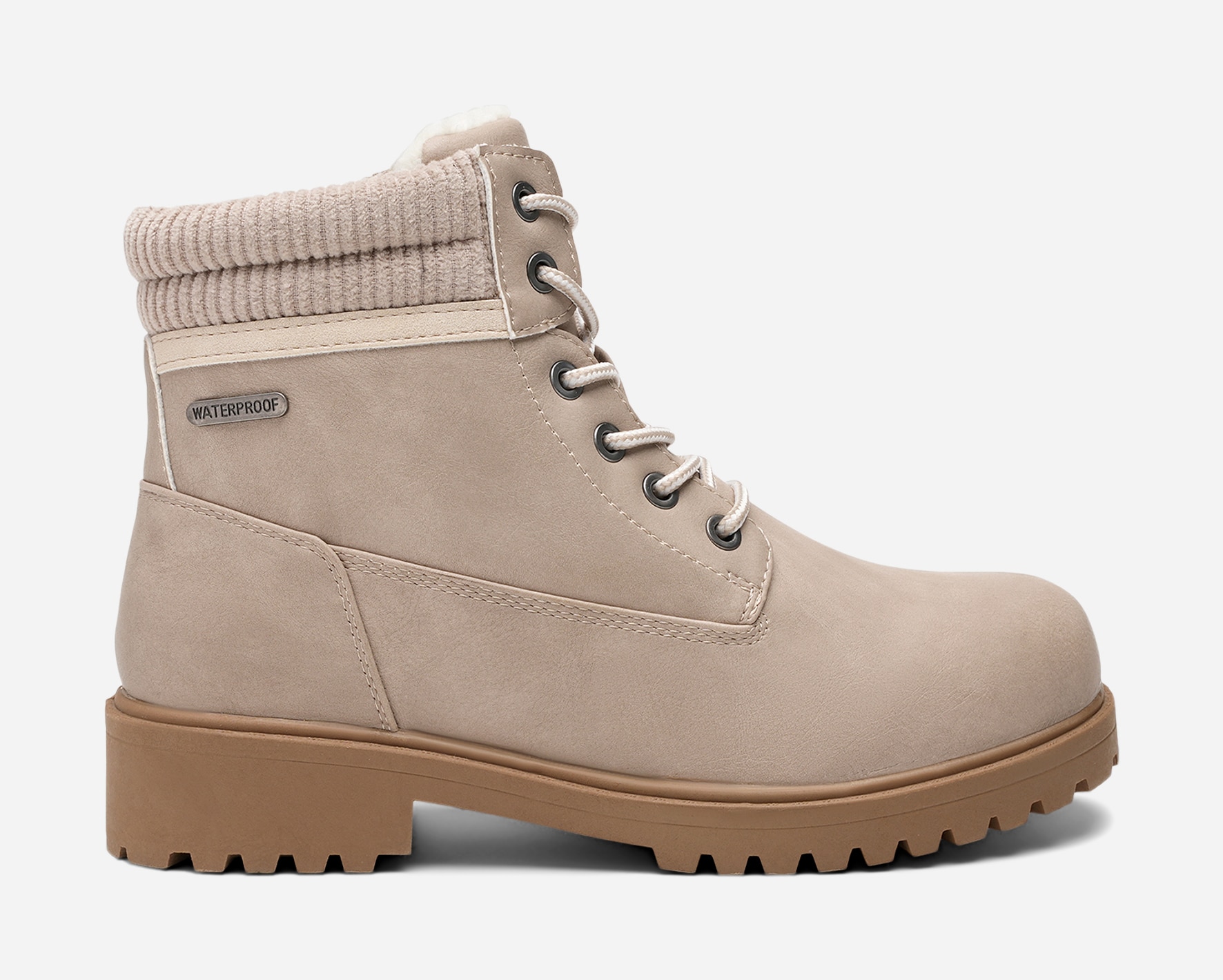 LEJON, Varmforet skolett waterproof Beige