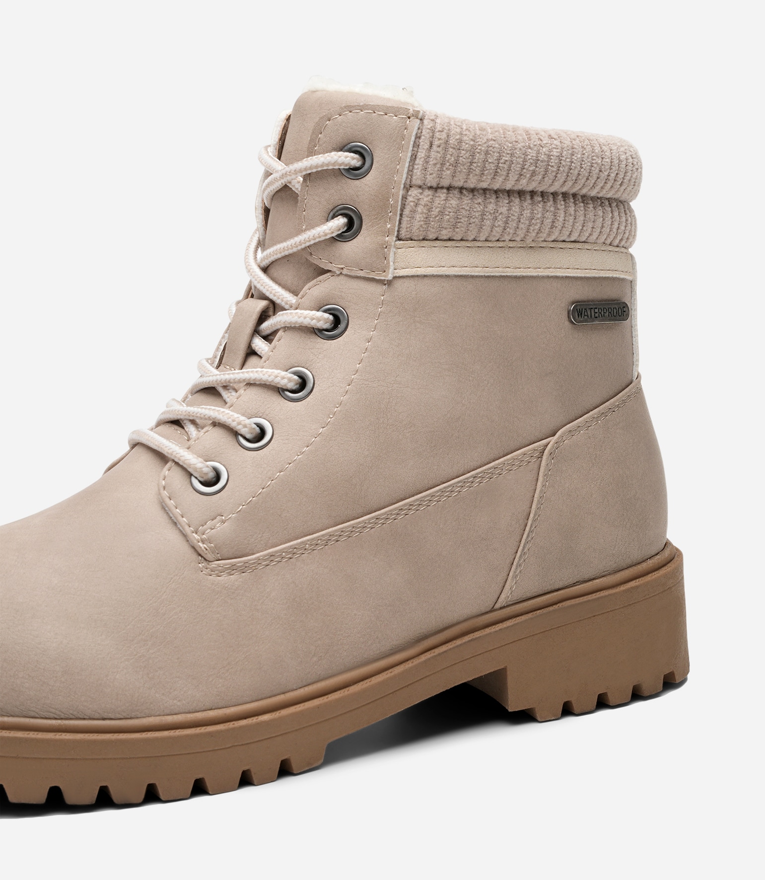 LEJON, Varmforet skolett waterproof Beige