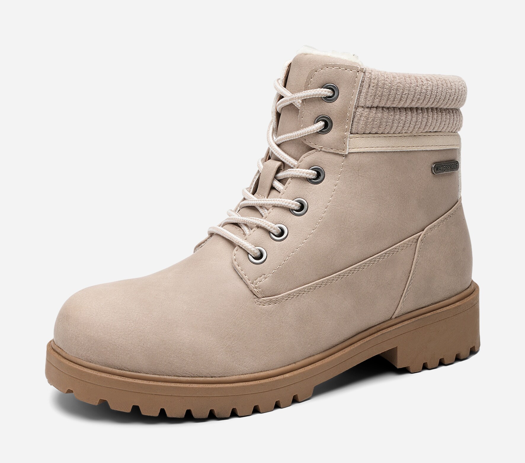 LEJON, Varmforet skolett waterproof Beige