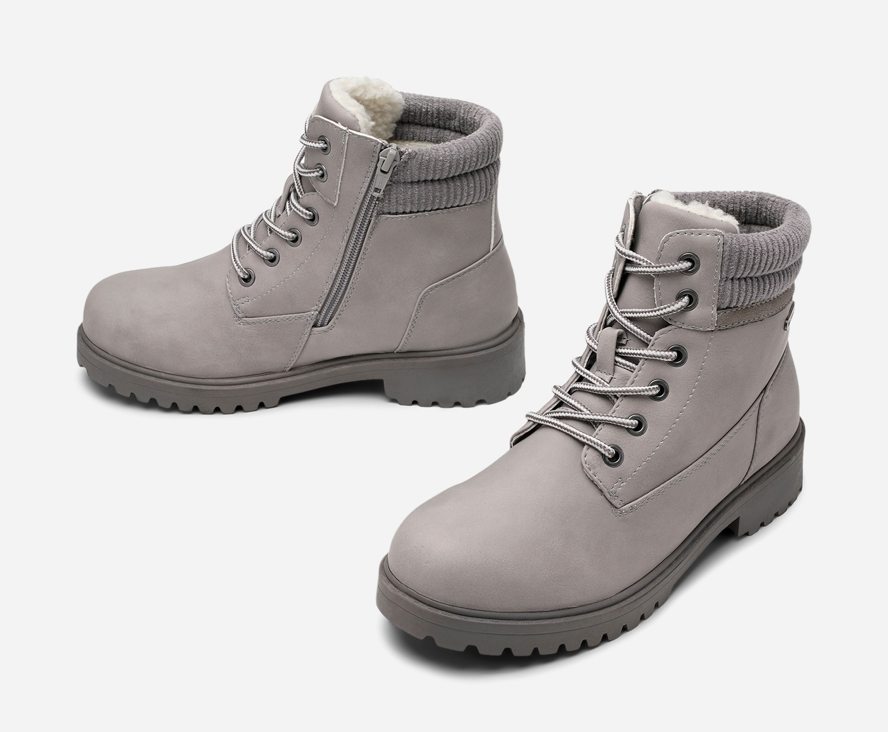 LEJON, Varmforet skolett waterproof Grå