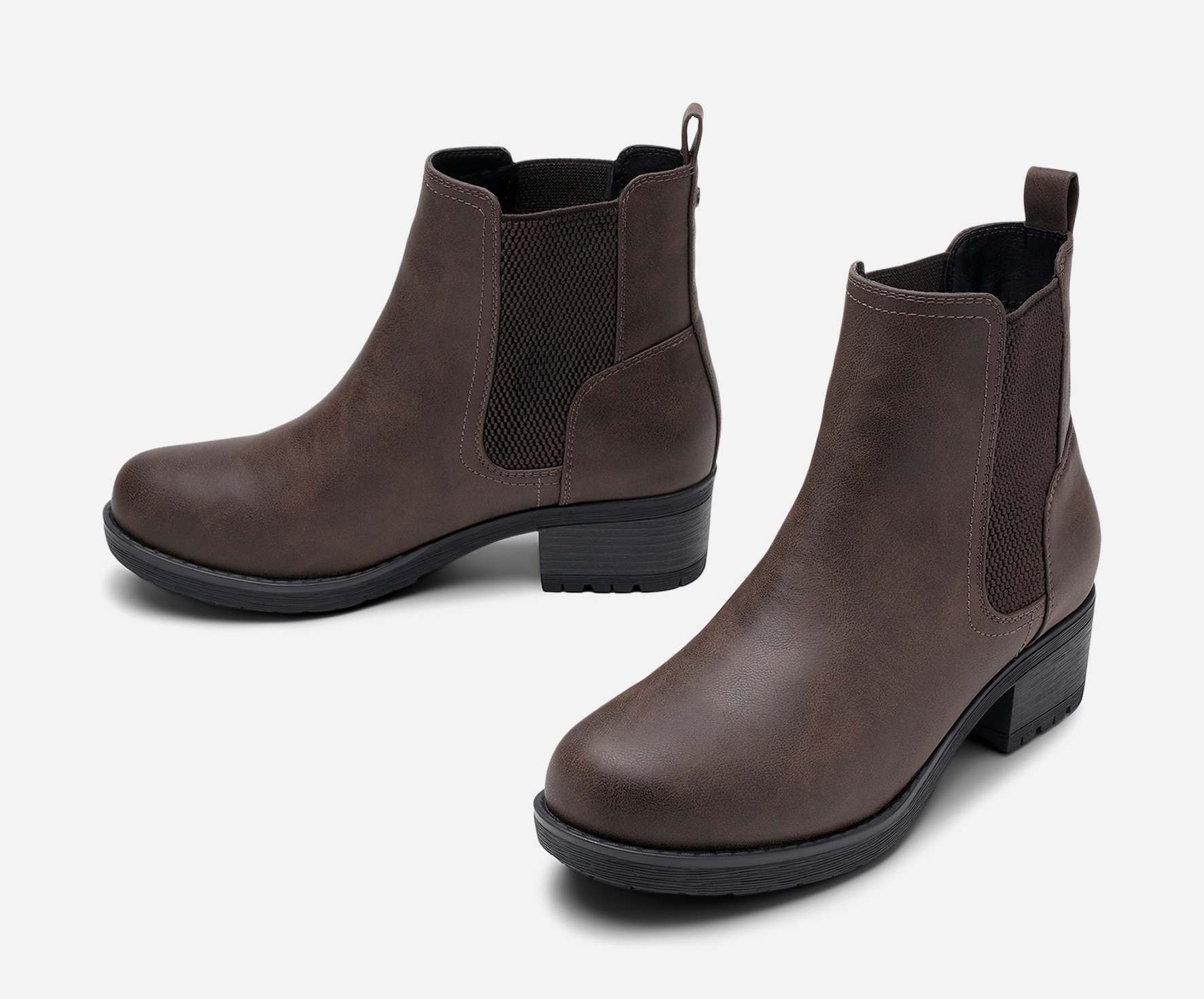 CLOU COMFORT, Varmforet chelseaboots Brun