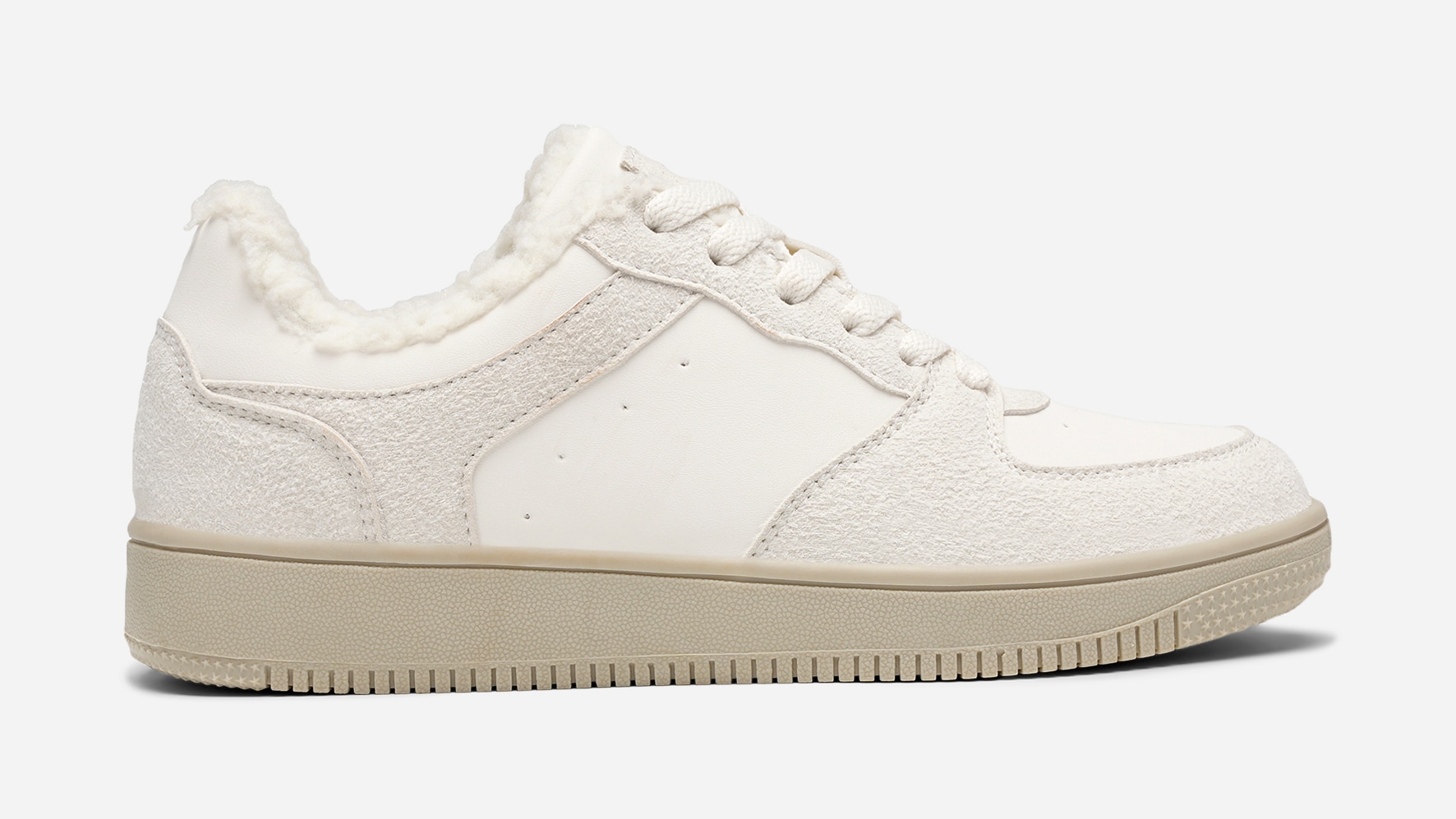 LEJON, Varmforet sneakers Hvit