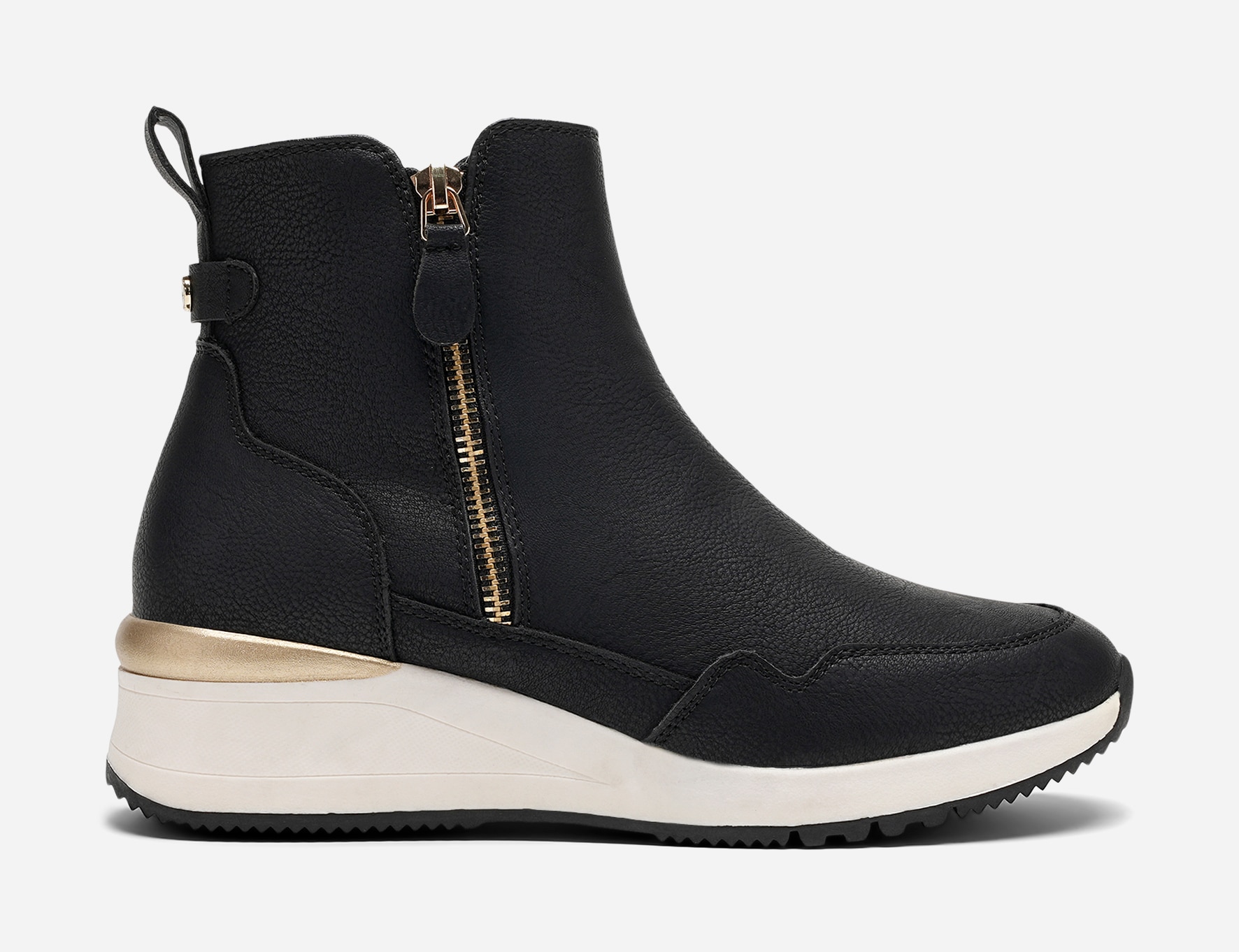 CLOU COMFORT, Boots med glidelås Sort