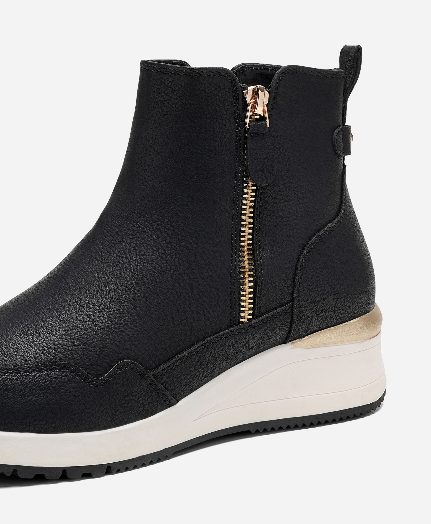 CLOU COMFORT, Boots med glidelås Sort