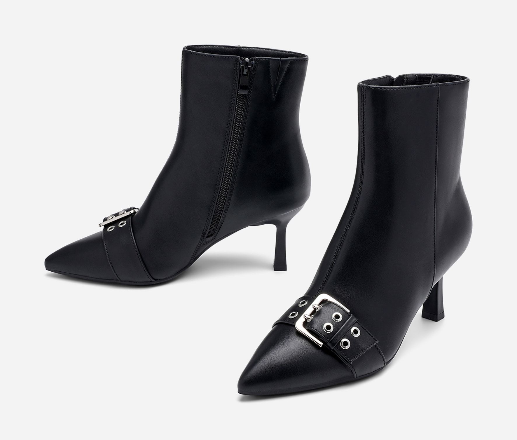 CLOU, Boots med spenne Sort