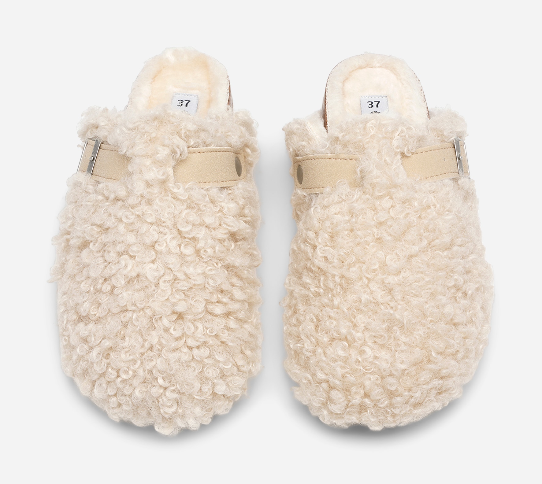 LEJON, Tøfler Beige