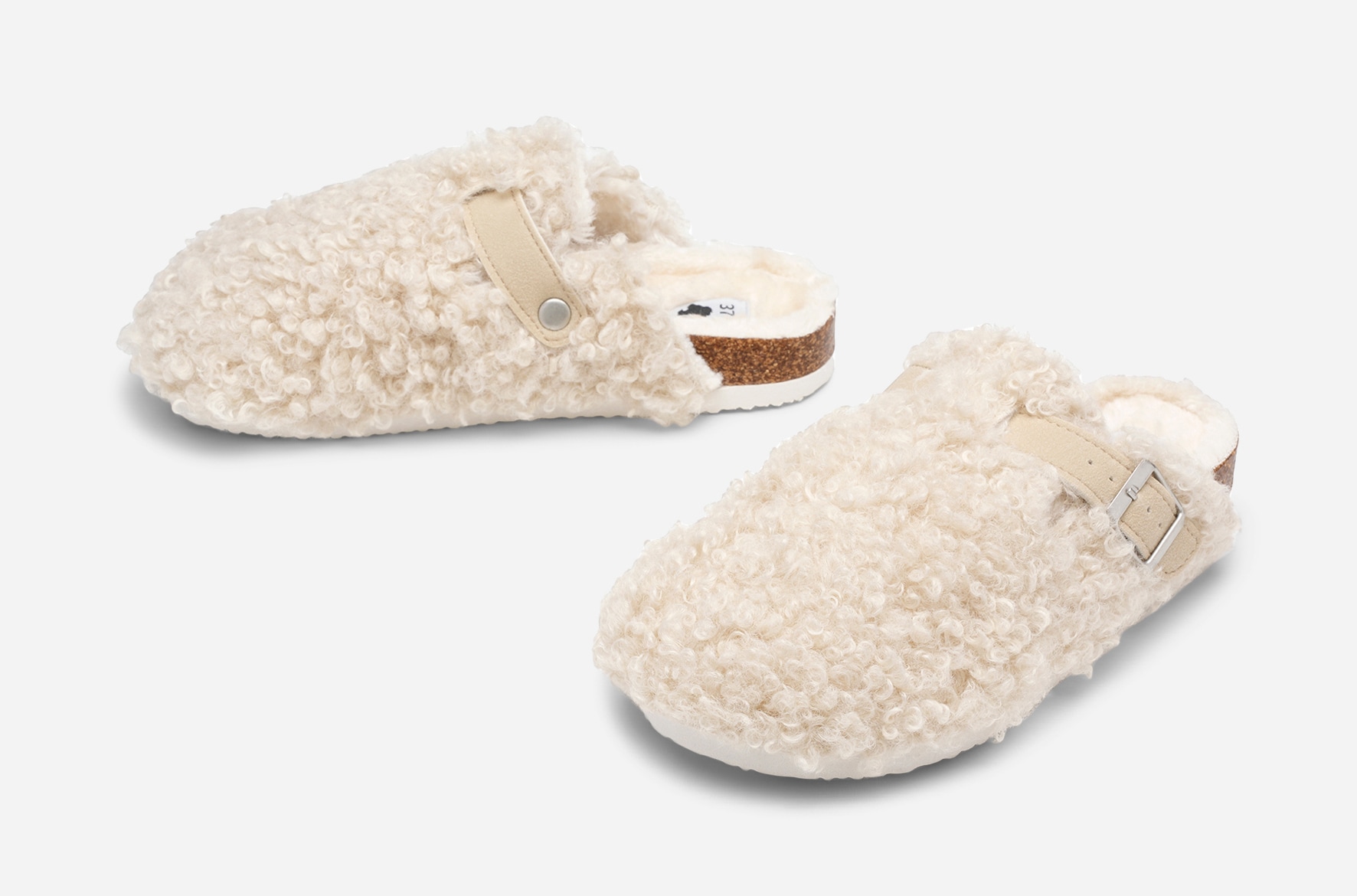 LEJON, Tøfler Beige