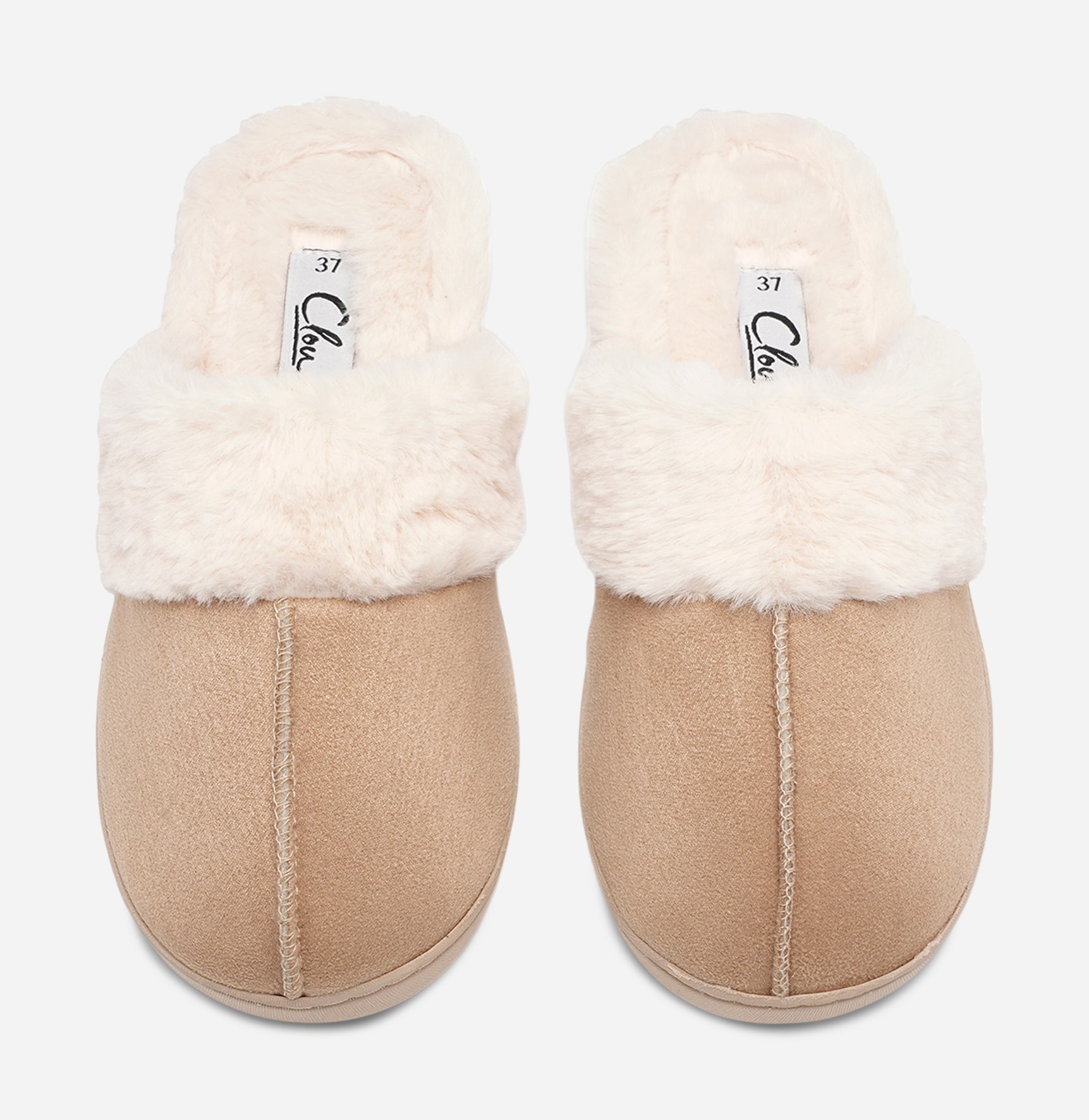 CLOU, Tøfler Beige