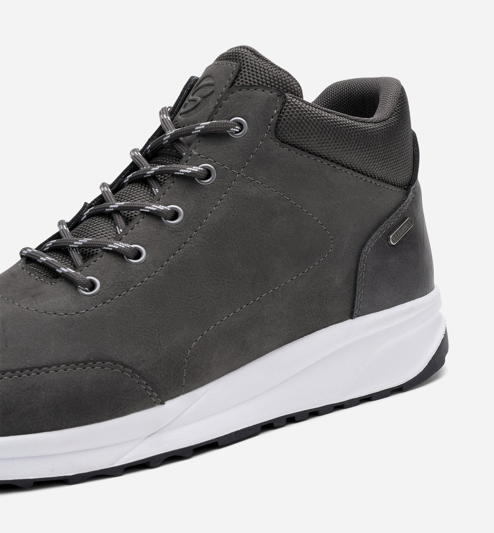 STEPSIDE, Fleeceforet høy sneakers waterproof Grå