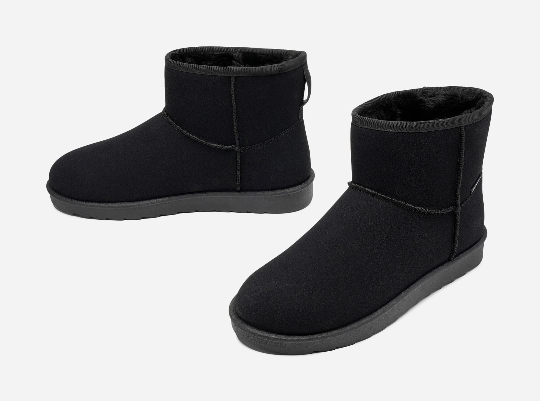 LEJON, Varmforet boots, waterproof Sort