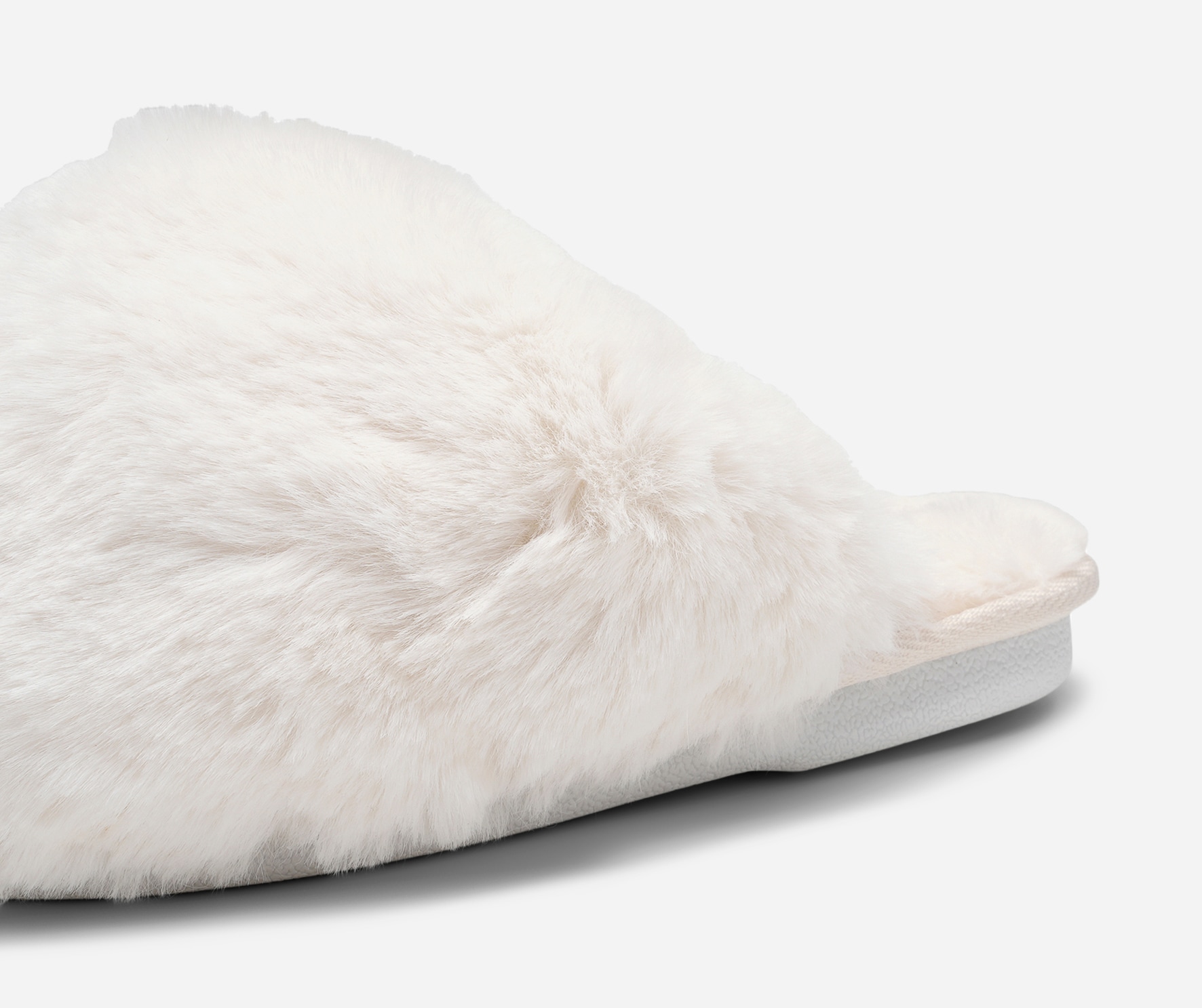 LEJON, Tøfler Hvit