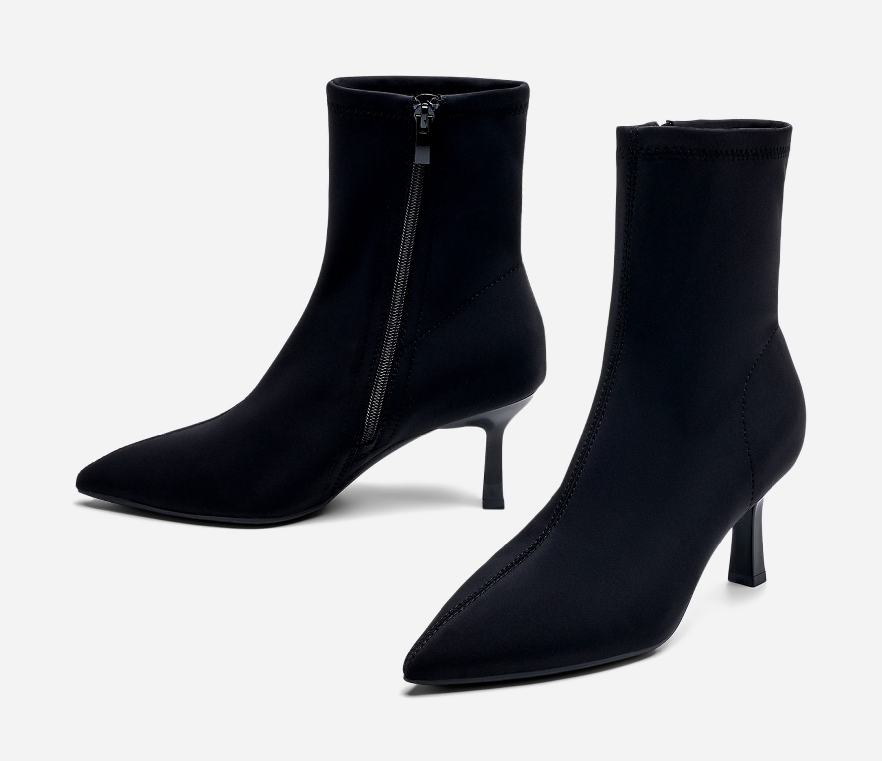 CLOU, Boots med stretch Sort