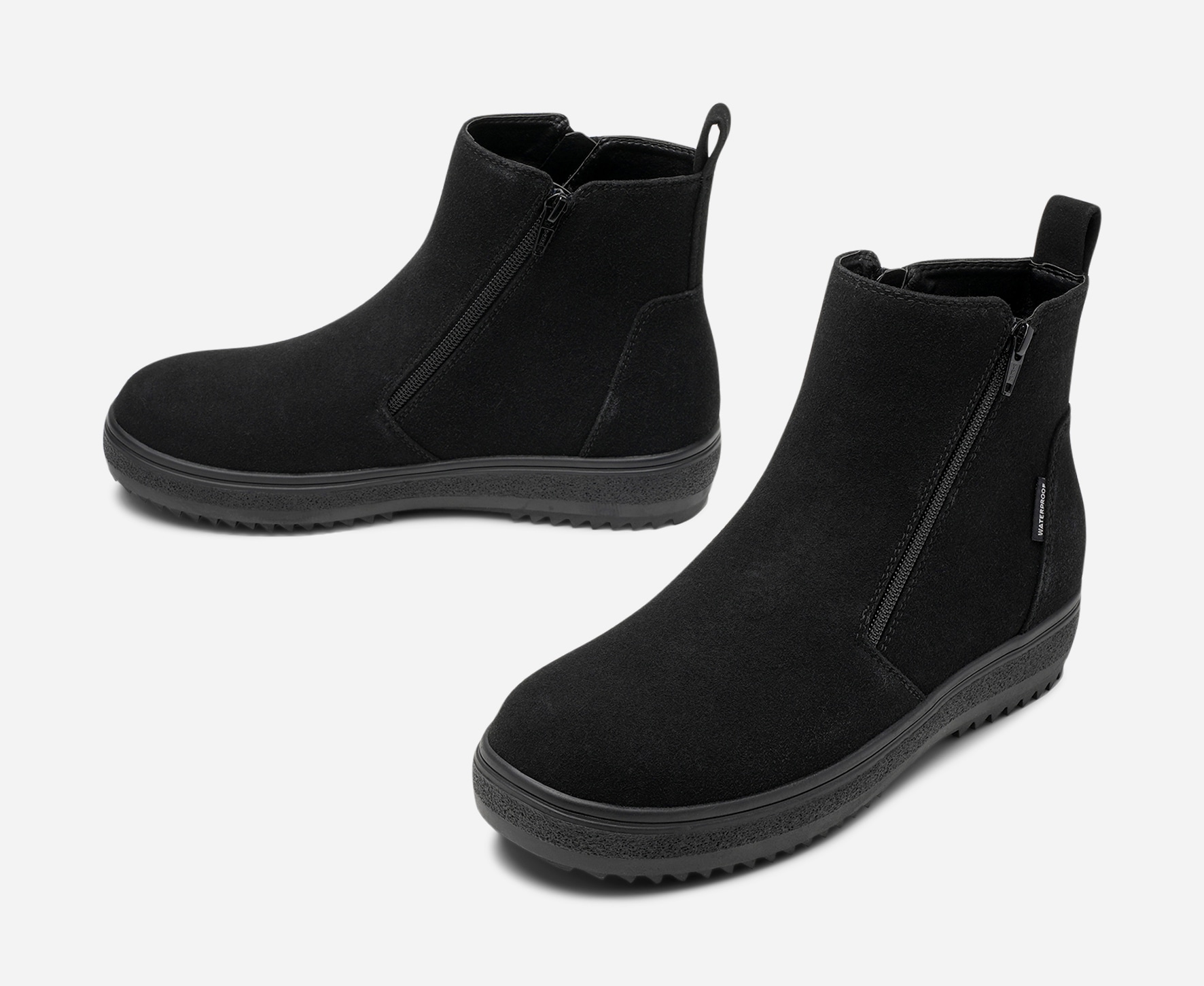 STEPSIDE, Varmforet boots, waterproof Sort