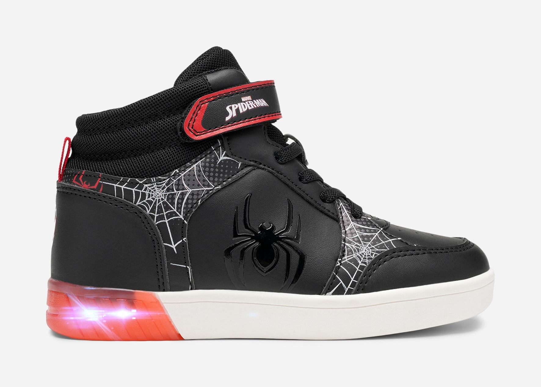 SPIDERMAN, Blinkende høye sneakers Flerfarget