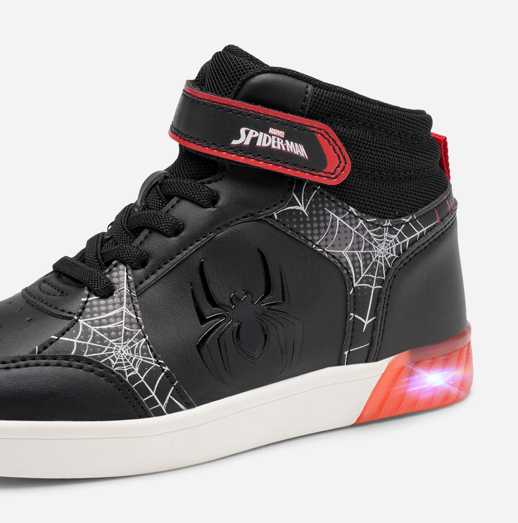 SPIDERMAN, Blinkende høye sneakers Flerfarget