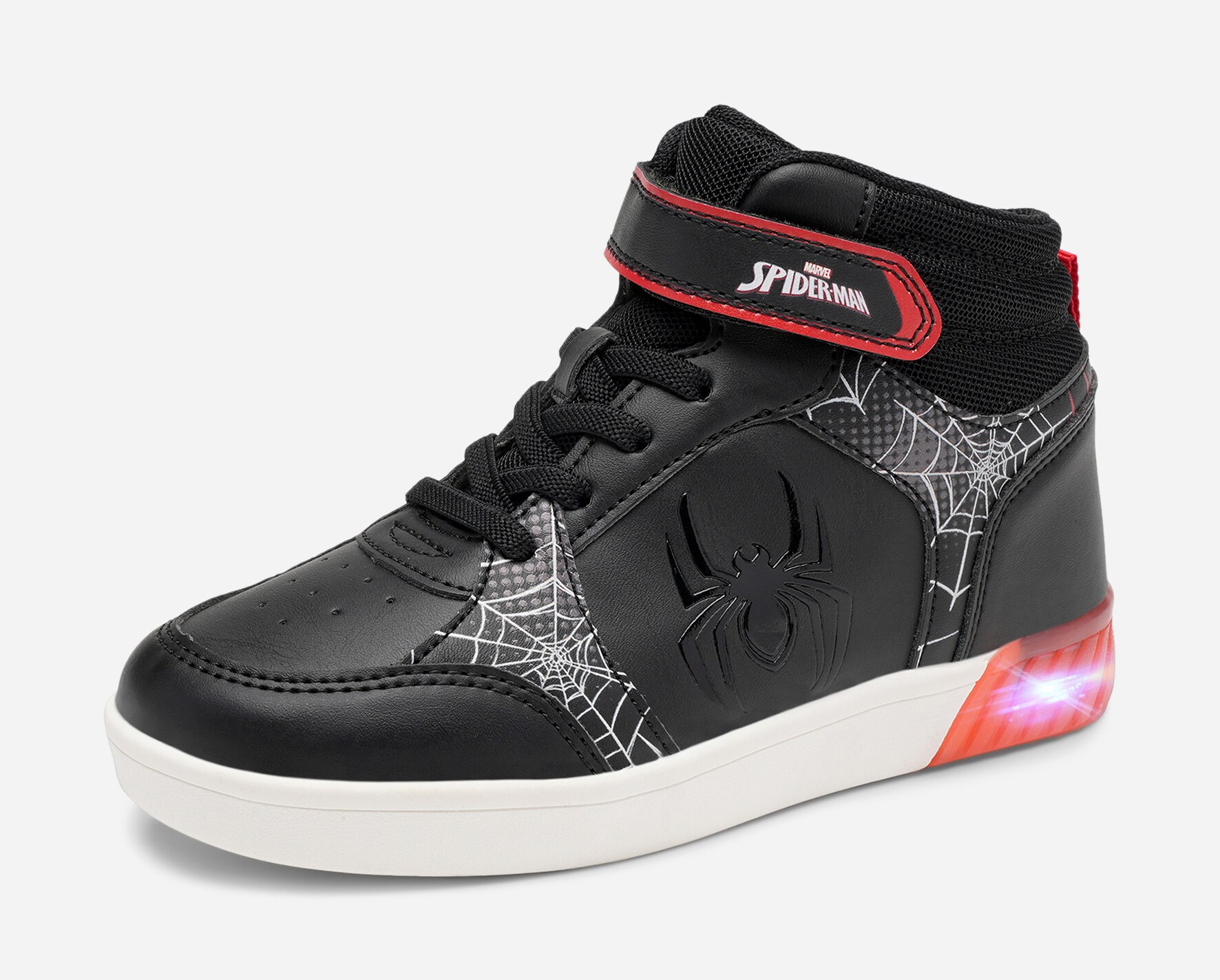 SPIDERMAN, Blinkende høye sneakers Flerfarget