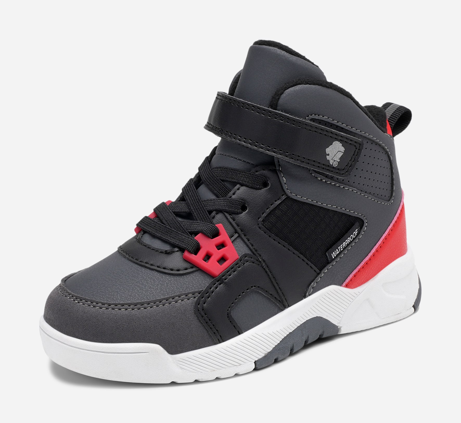 LEJON, Fleeceforet høy sneakers waterproof Flerfarget