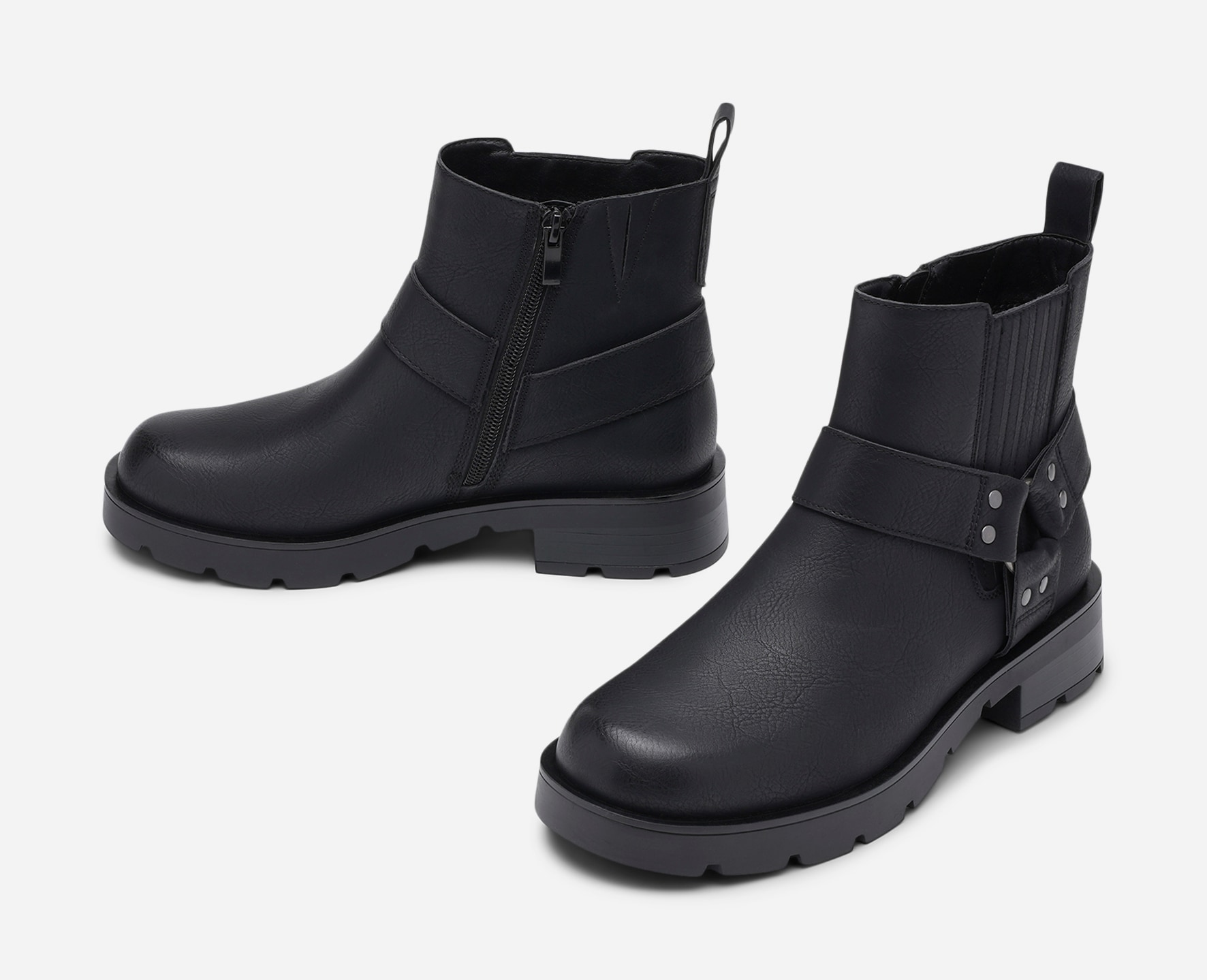 CLOU, Bikerboots Sort