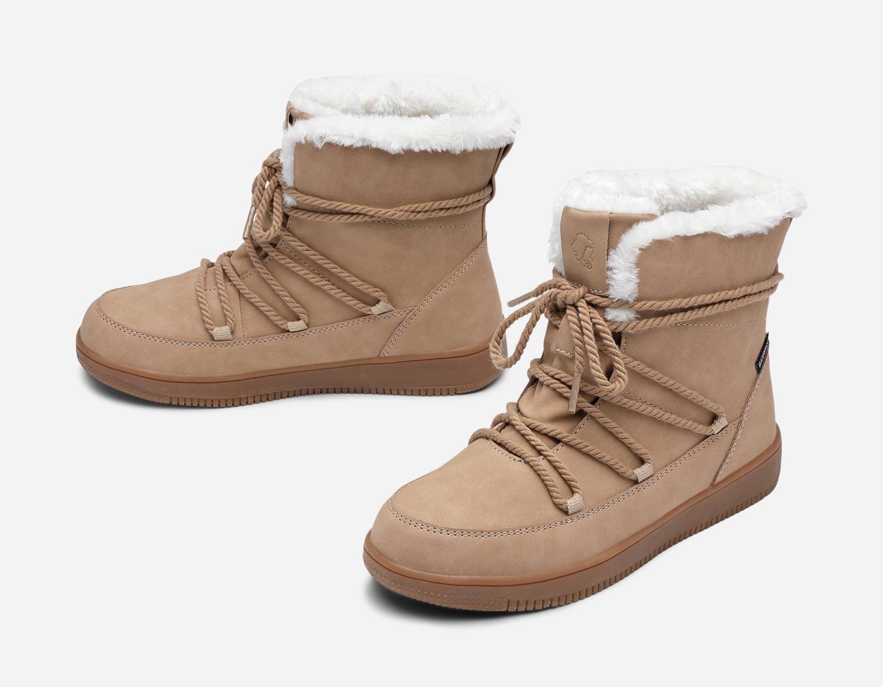 LEJON, Varmforet boots, waterproof Brun