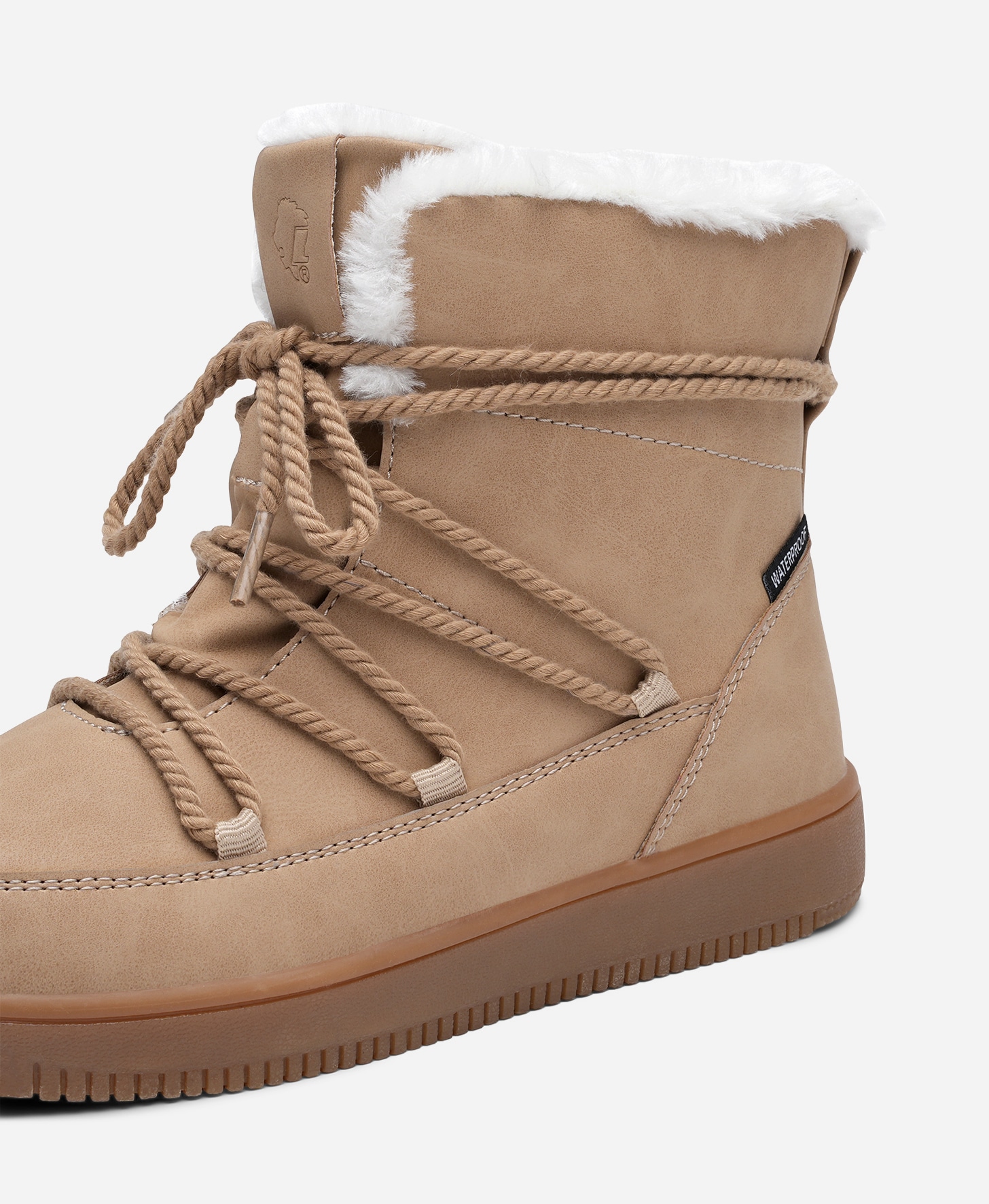 LEJON, Varmforet boots, waterproof Brun