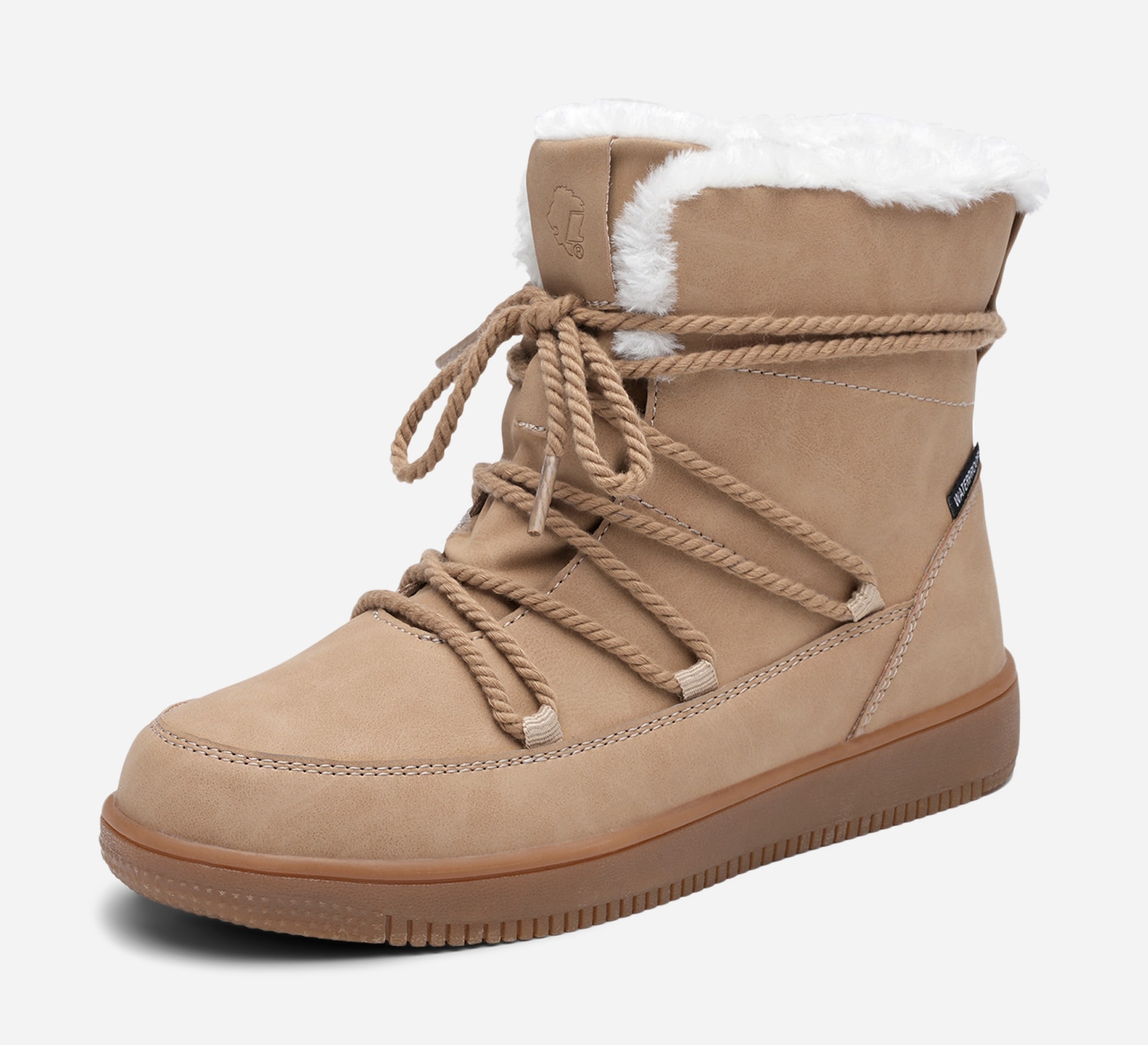 LEJON, Varmforet boots, waterproof Brun