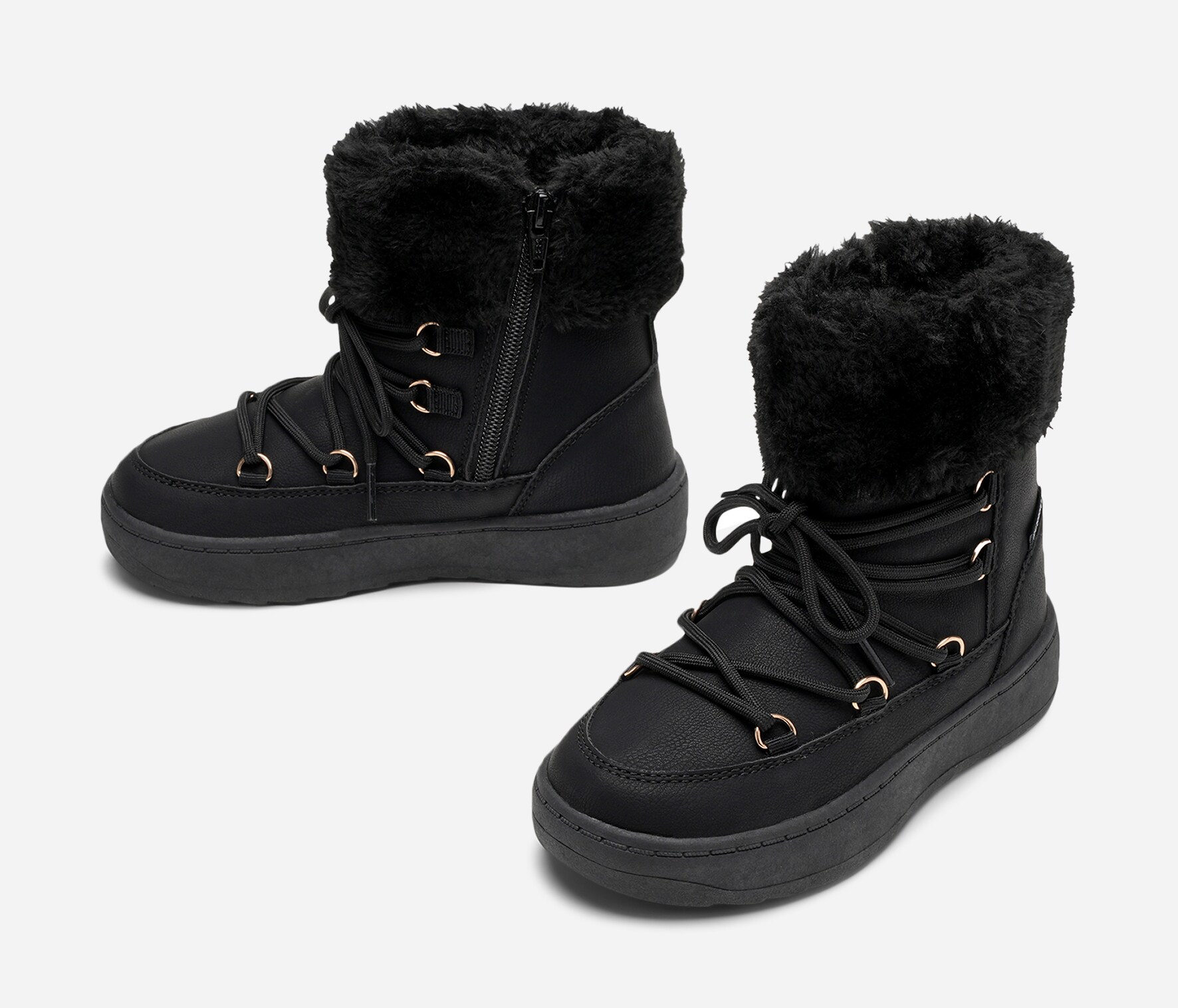 LEJON, Varmforet skolett waterproof Sort