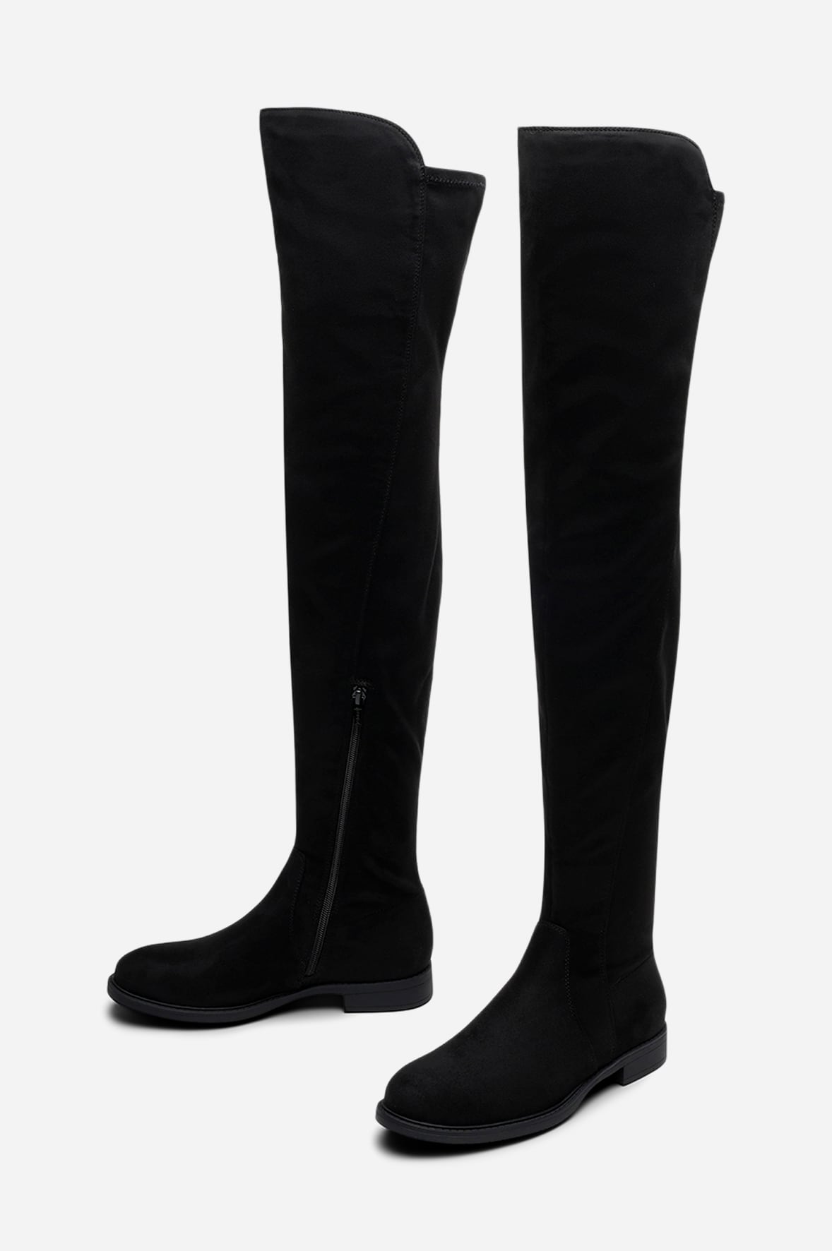 CLOU, Støvlett overknee Sort