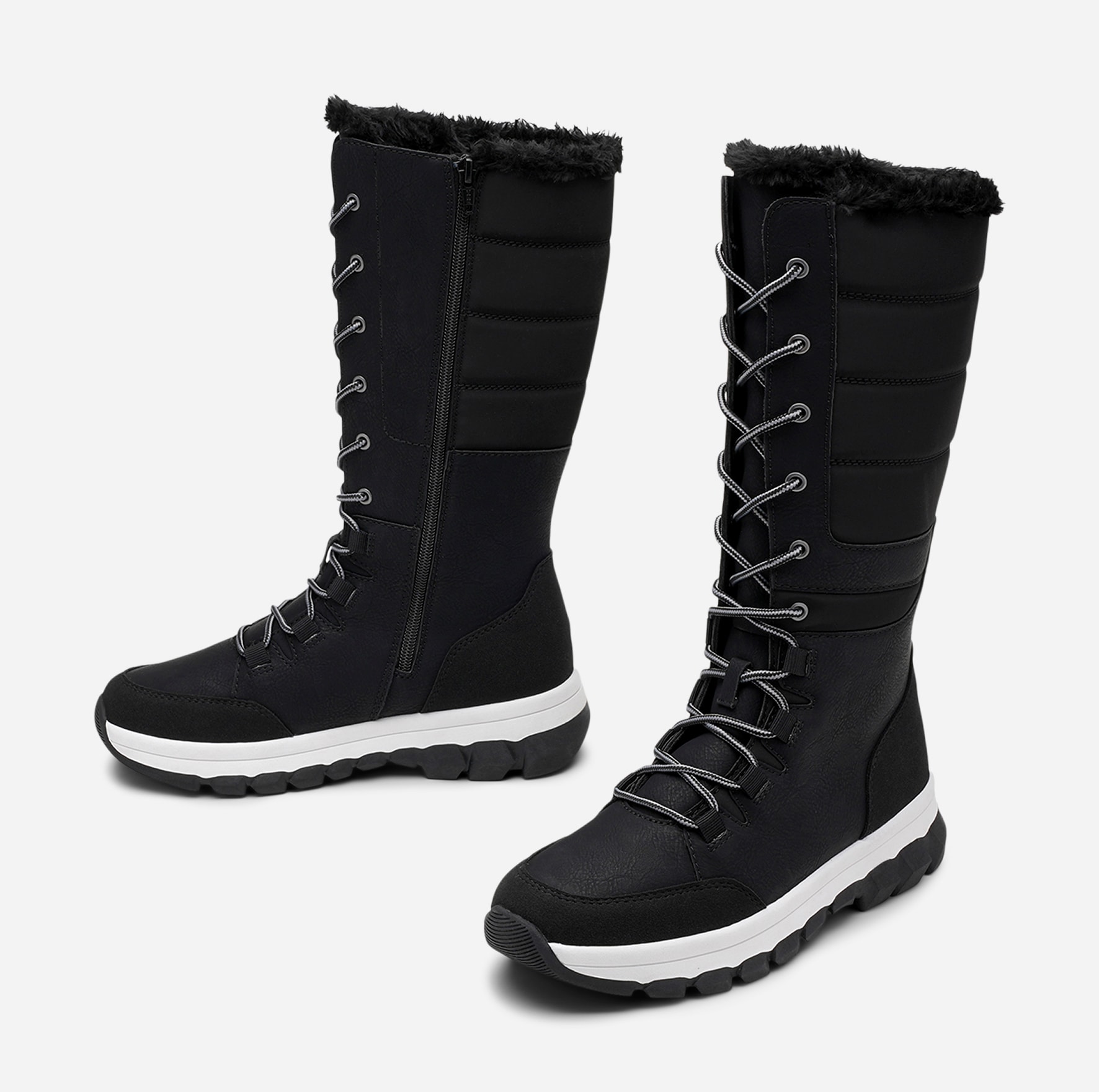 LEJON, Varmforet støvlett Sort