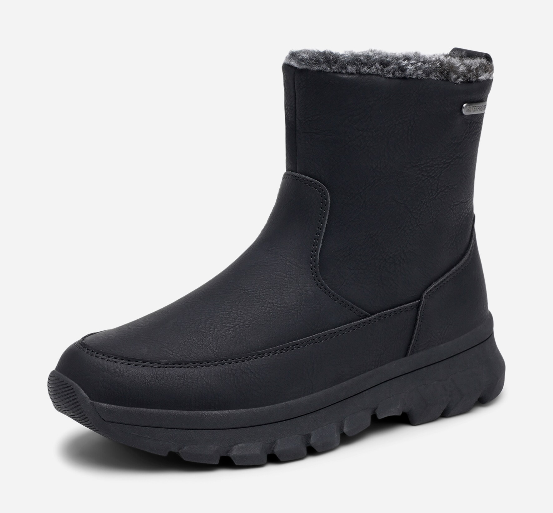 LEJON, Varmforet boots, waterproof Sort