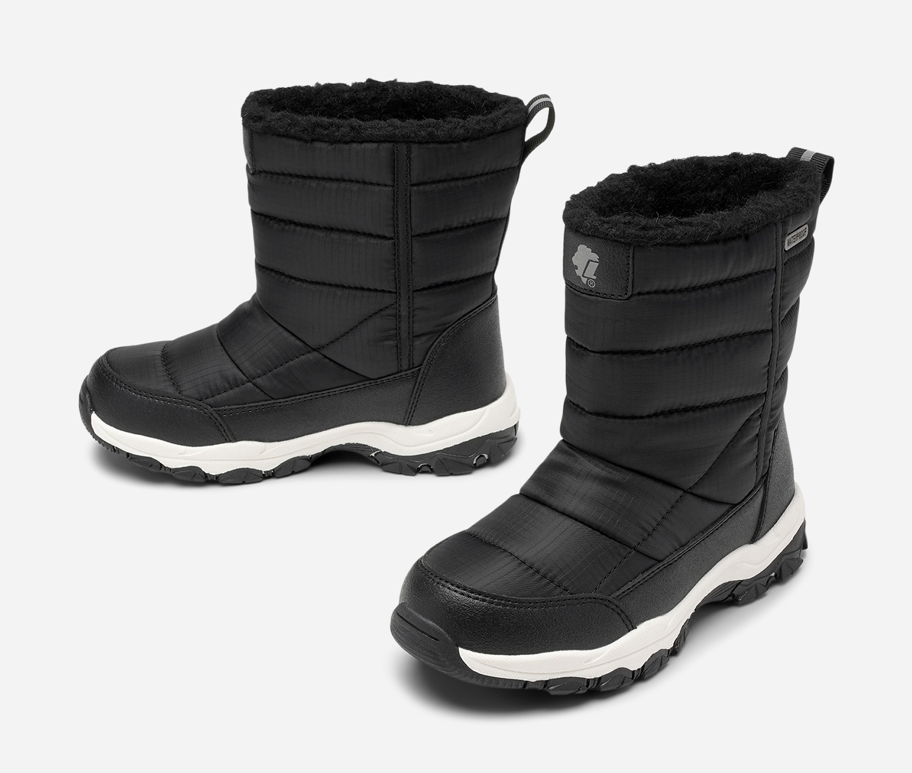 LEJON, Varmforet boots, waterproof Sort