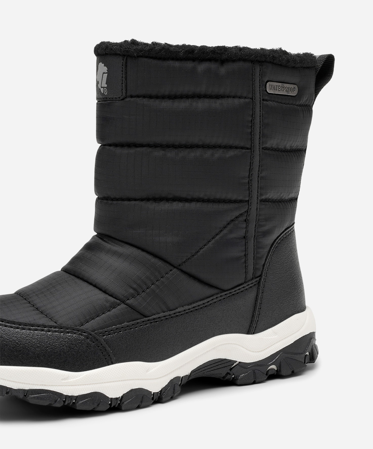 LEJON, Varmforet boots, waterproof Sort