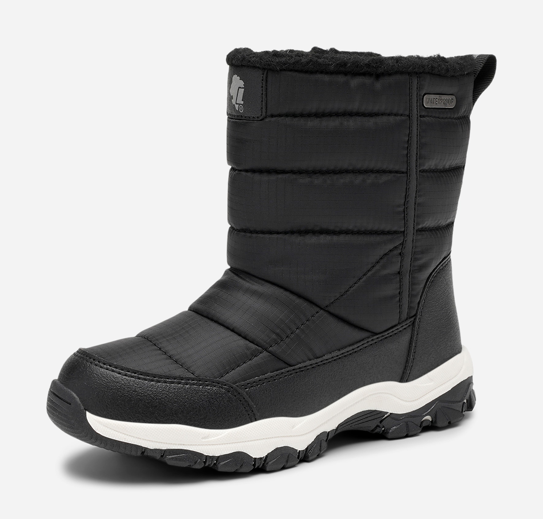 LEJON, Varmforet boots, waterproof Sort