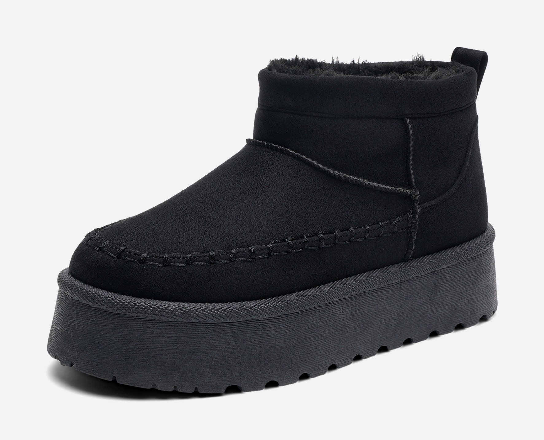 CLAUDIA GHIZZANI, Varmforet boots Sort