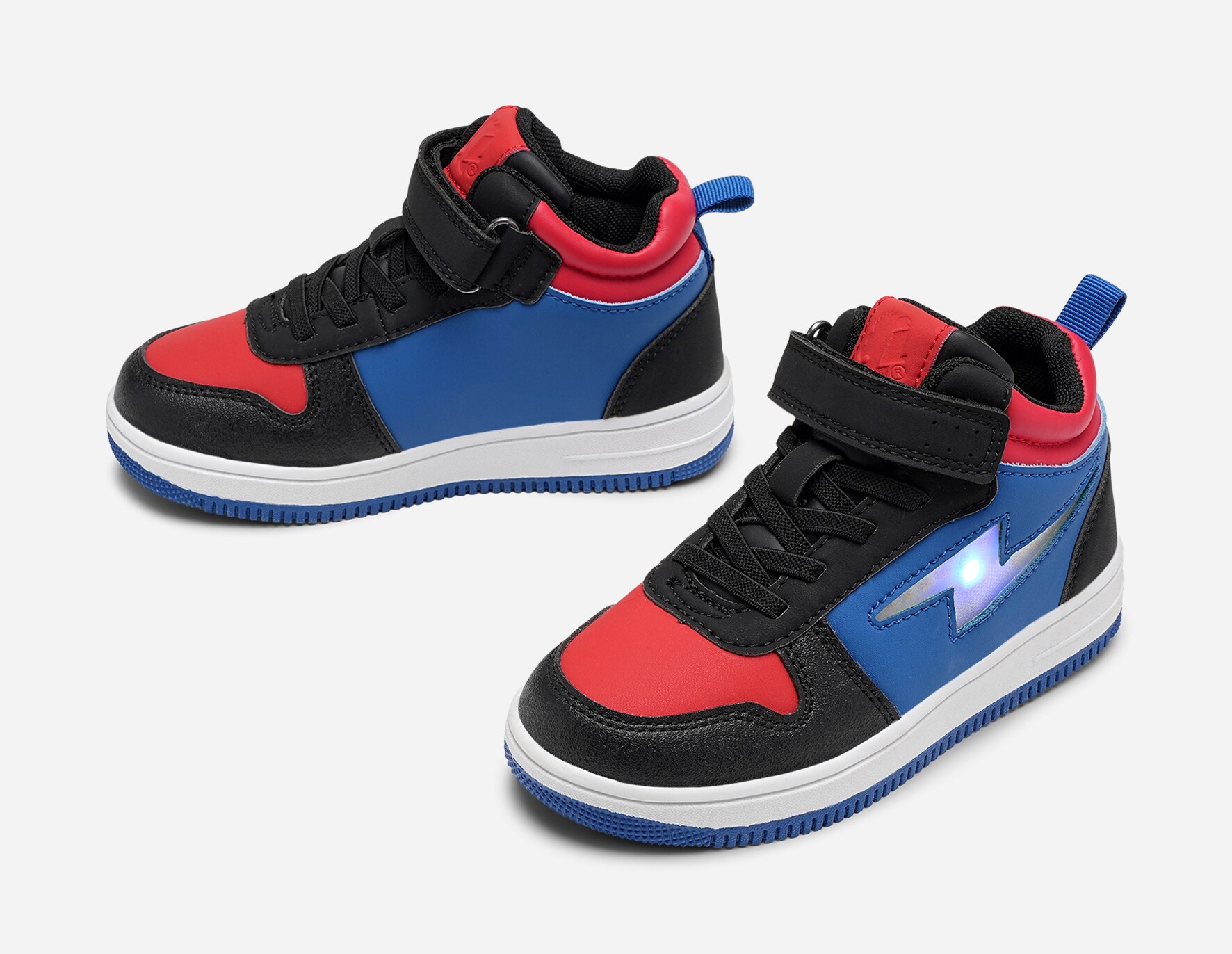 LEJON, Blinkende høye sneakers Blå