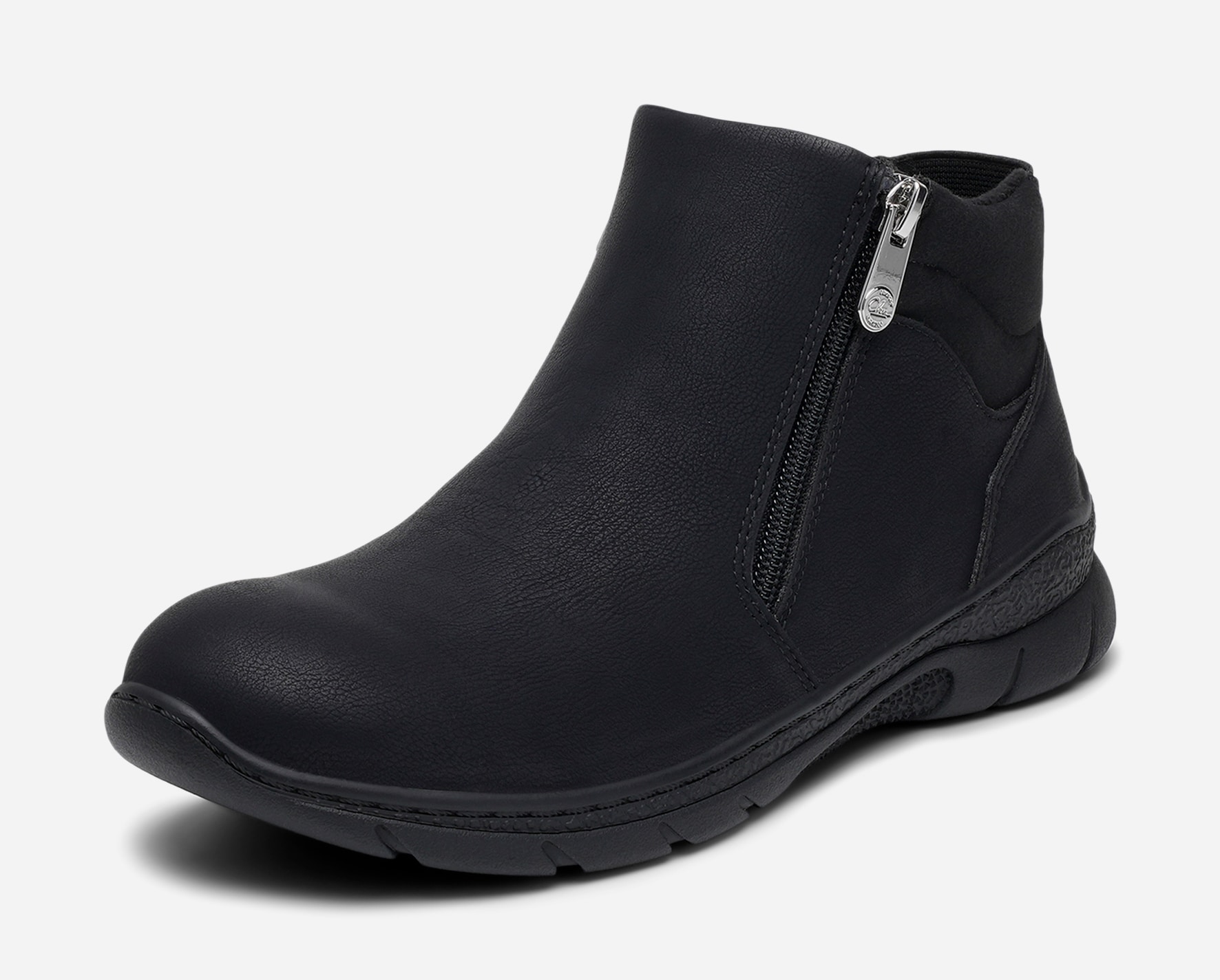 CLOU COMFORT, Boots med glidelås Sort