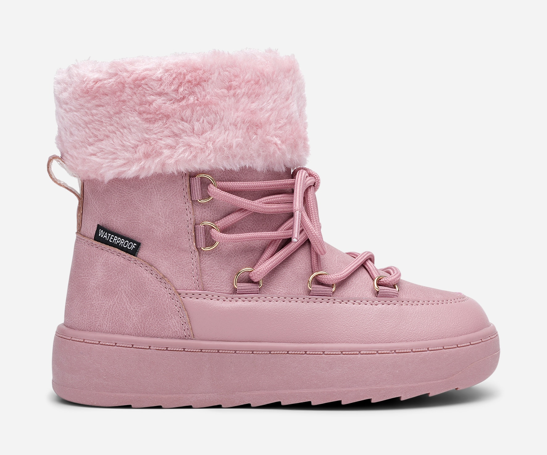 LEJON, Varmforet skolett waterproof Rosa