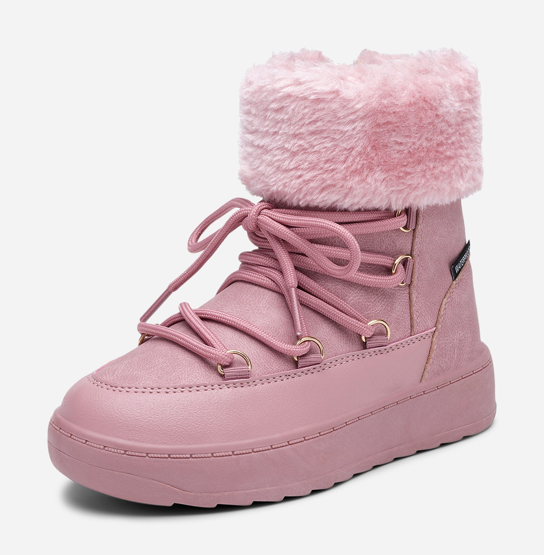 LEJON, Varmforet skolett waterproof Rosa