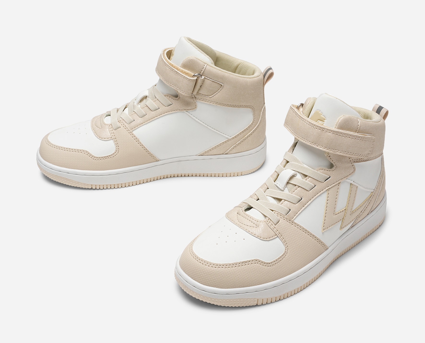 LEJON, Høye sneakers Beige