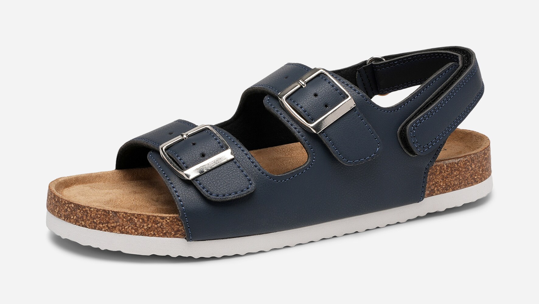 LEJON, Sandal med spenne Blå