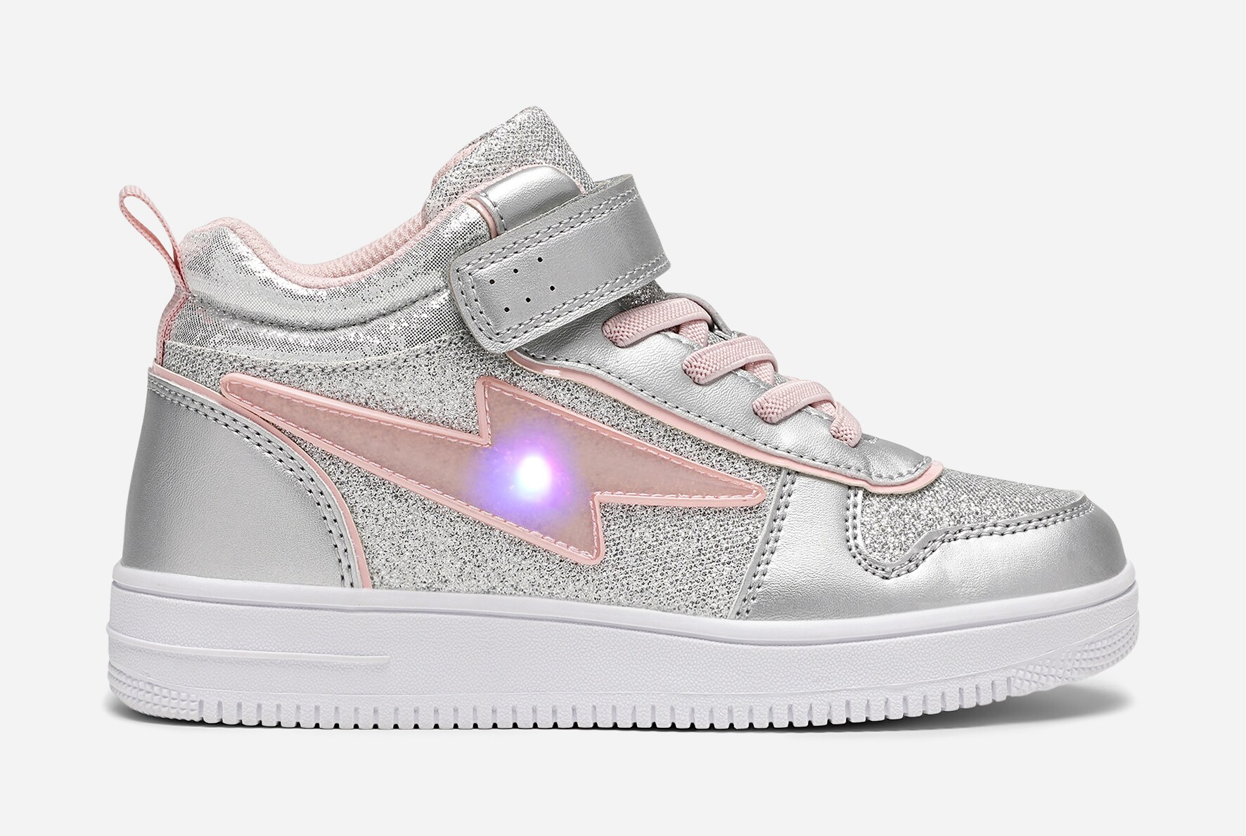 LEJON, Blinkende høye sneakers Metall