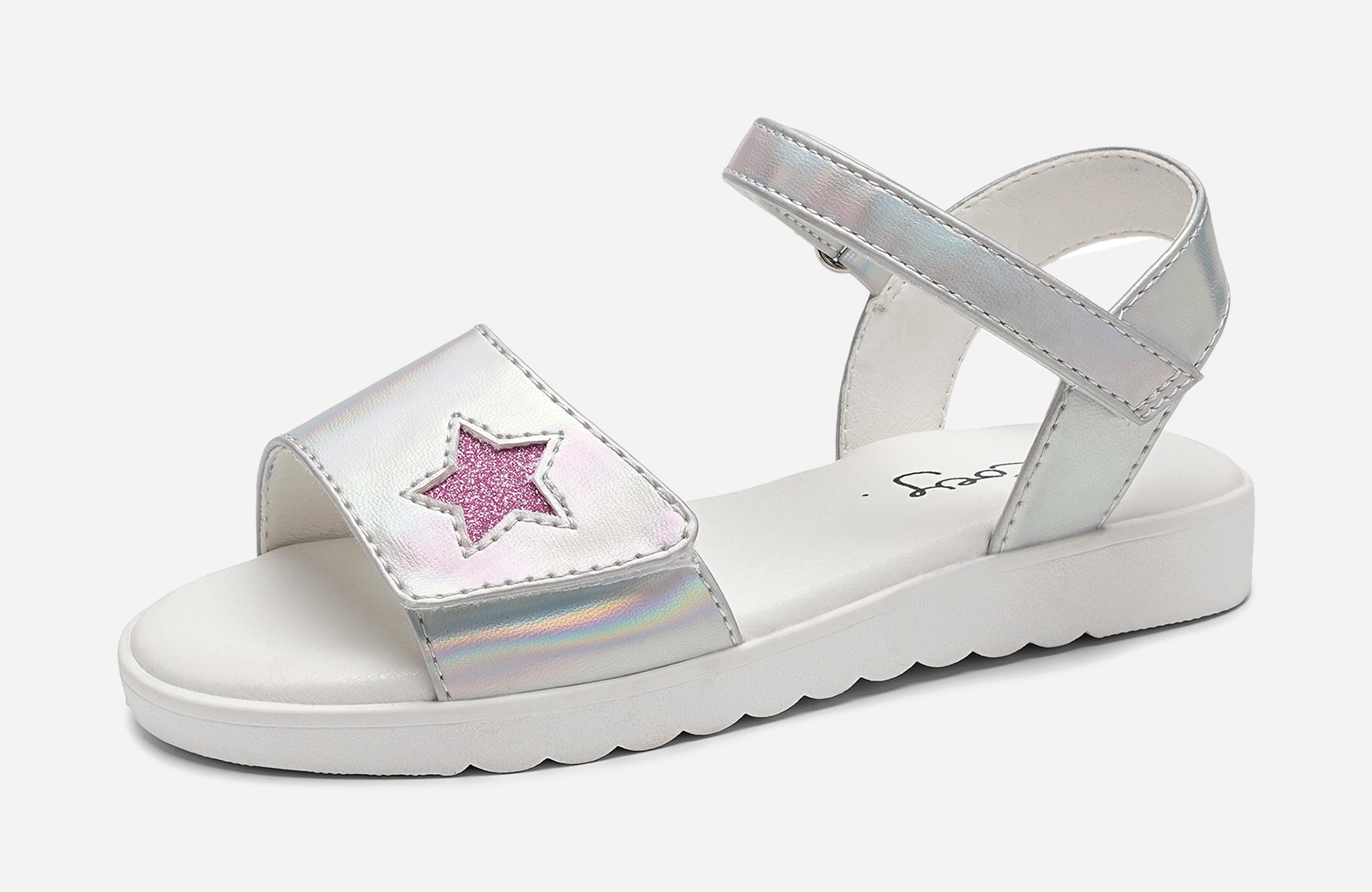 ZOEY, Sandal med reimer Metall