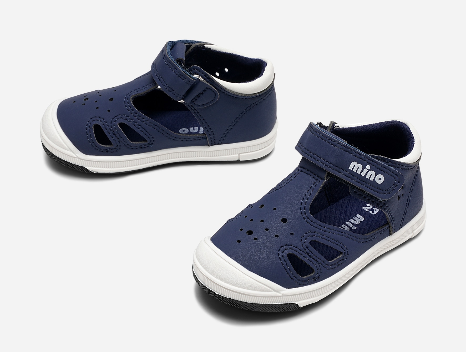 Mino, Lær-å-gå-sandal Blå