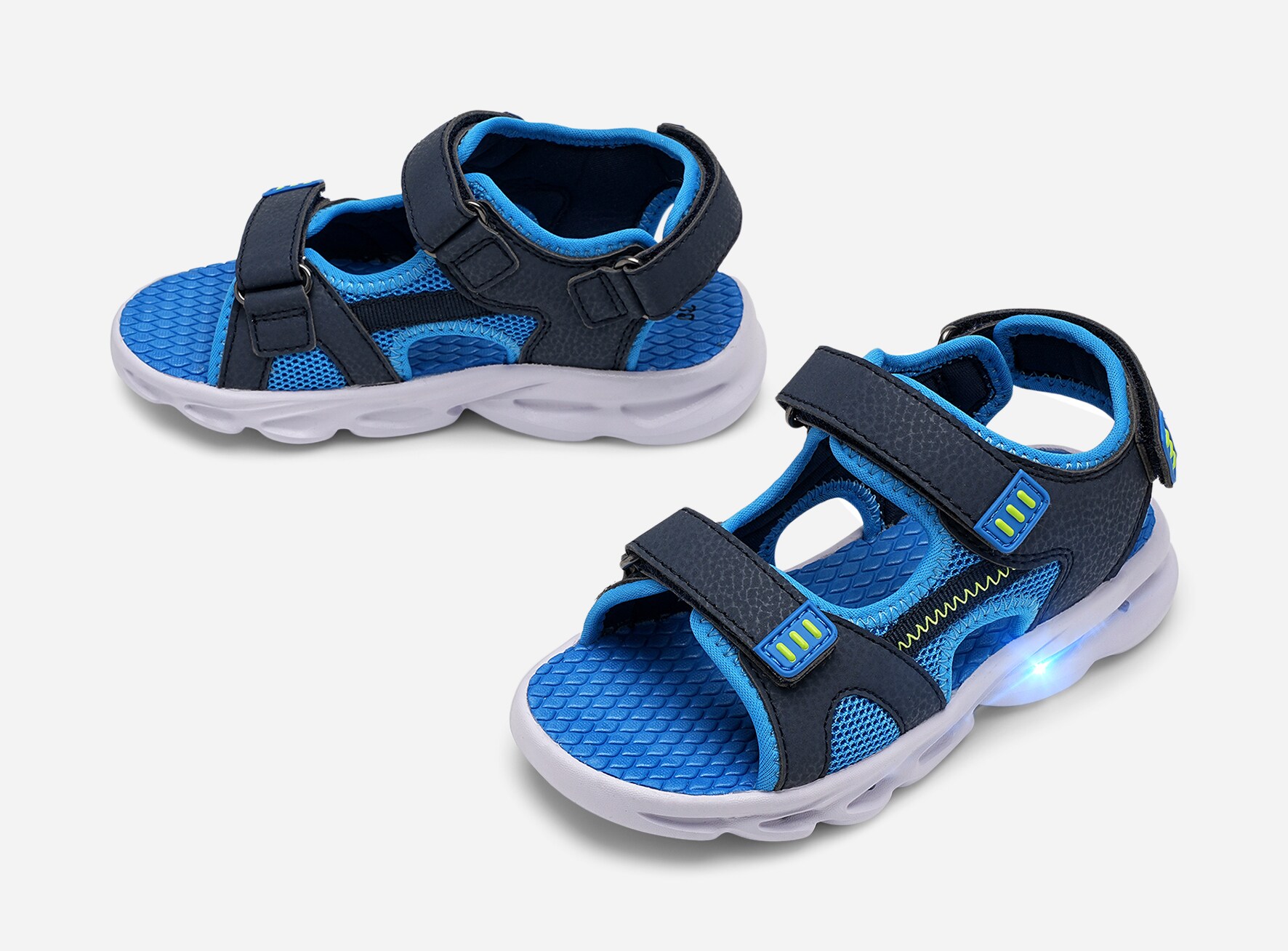 LEJON, Blinkende sandal Flerfarget