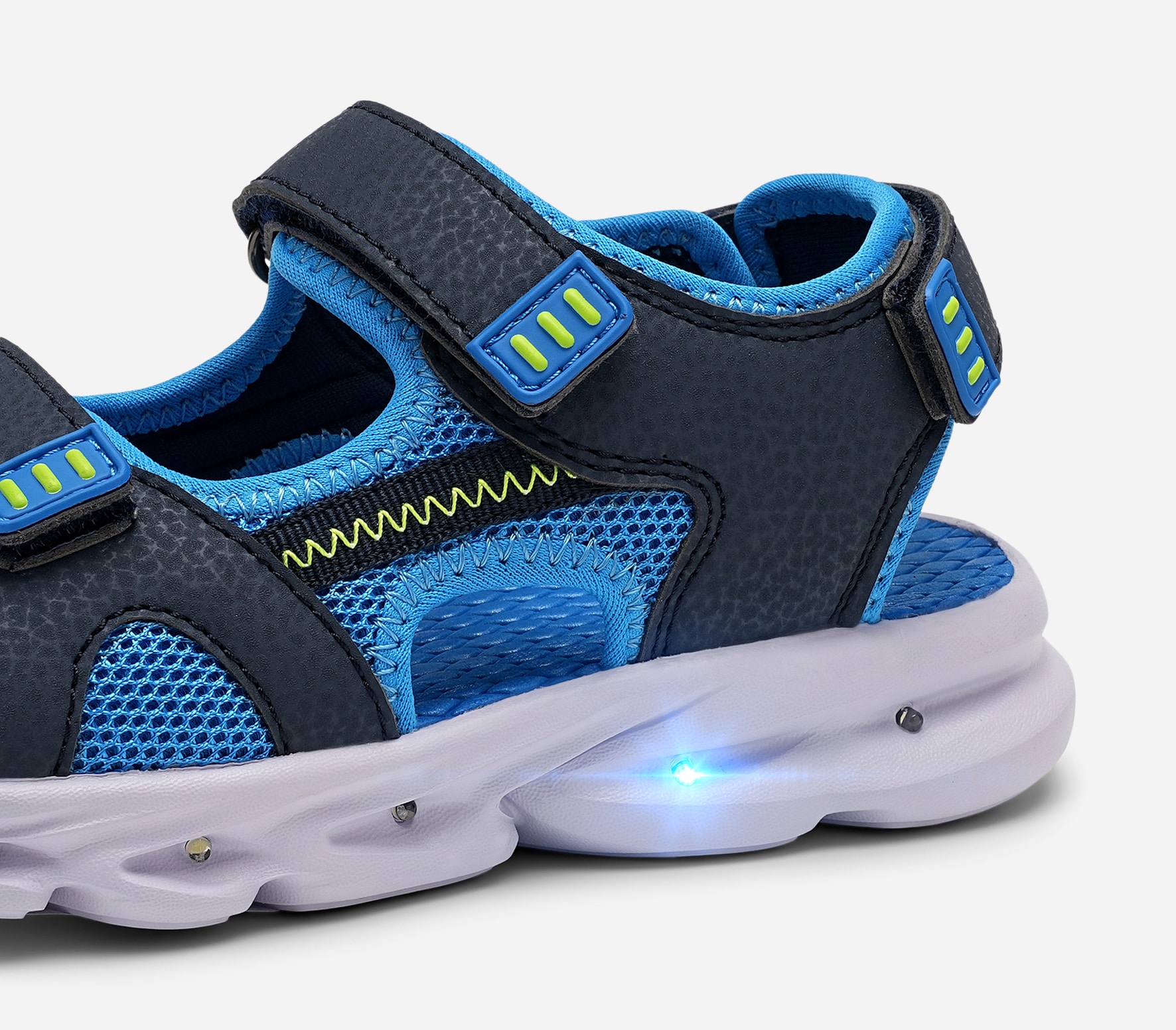 LEJON, Blinkende sandal Flerfarget