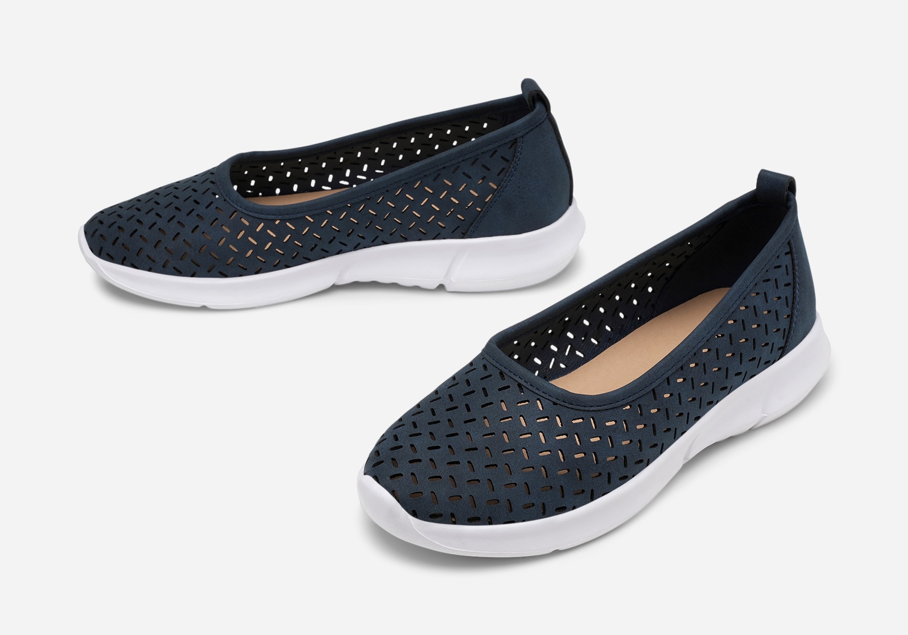 CLOU COMFORT, Ballerinasko Blå