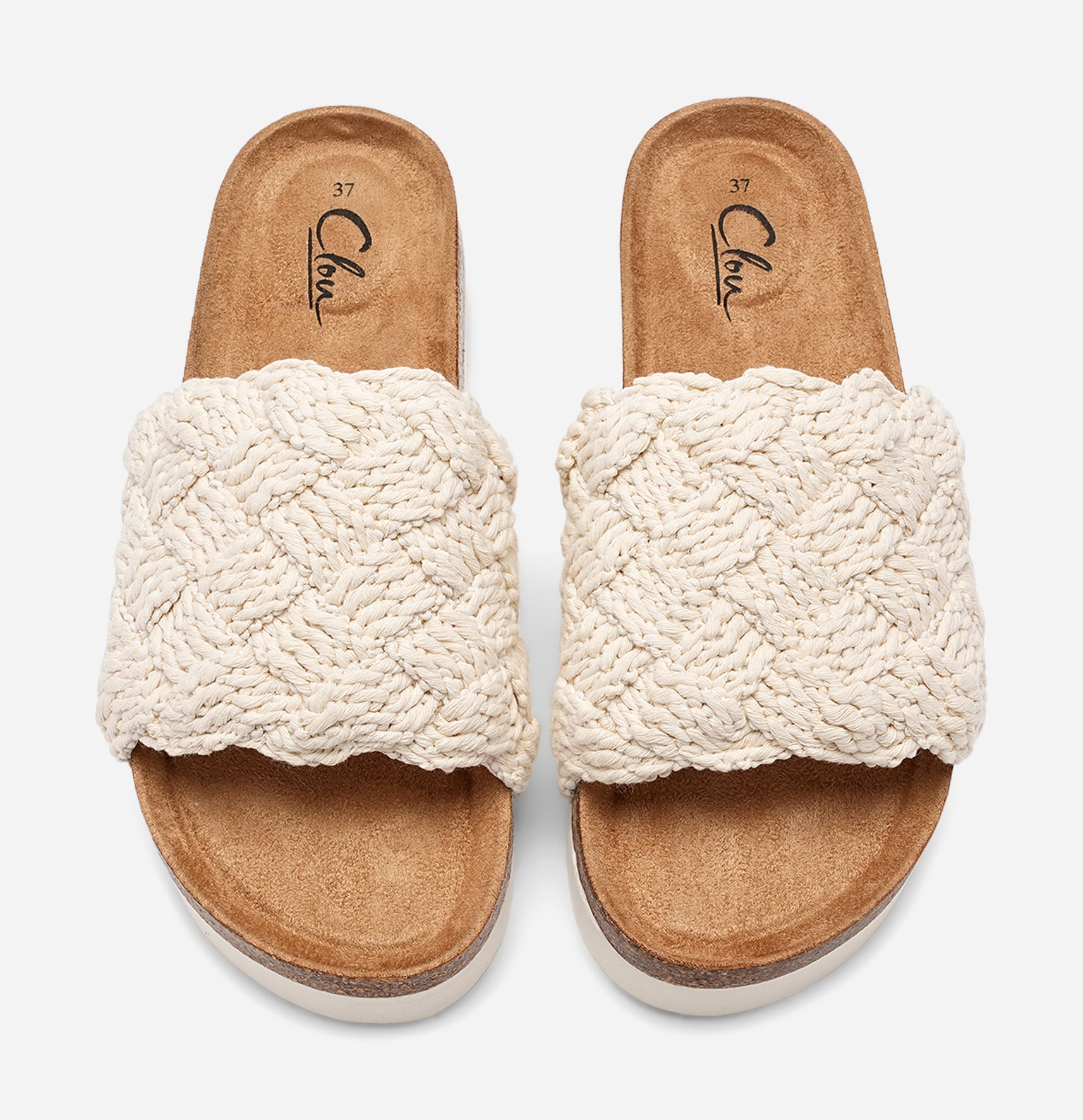 CLOU, Sandal Hvit